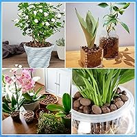 Vista 7 de ZeeDix 2LBS de guijarros de arcilla expandida para hidroponía - Bolas hidroneutrales de pH 4mm-16mm, guijarros ligeros de arcilla Leca para drenaje