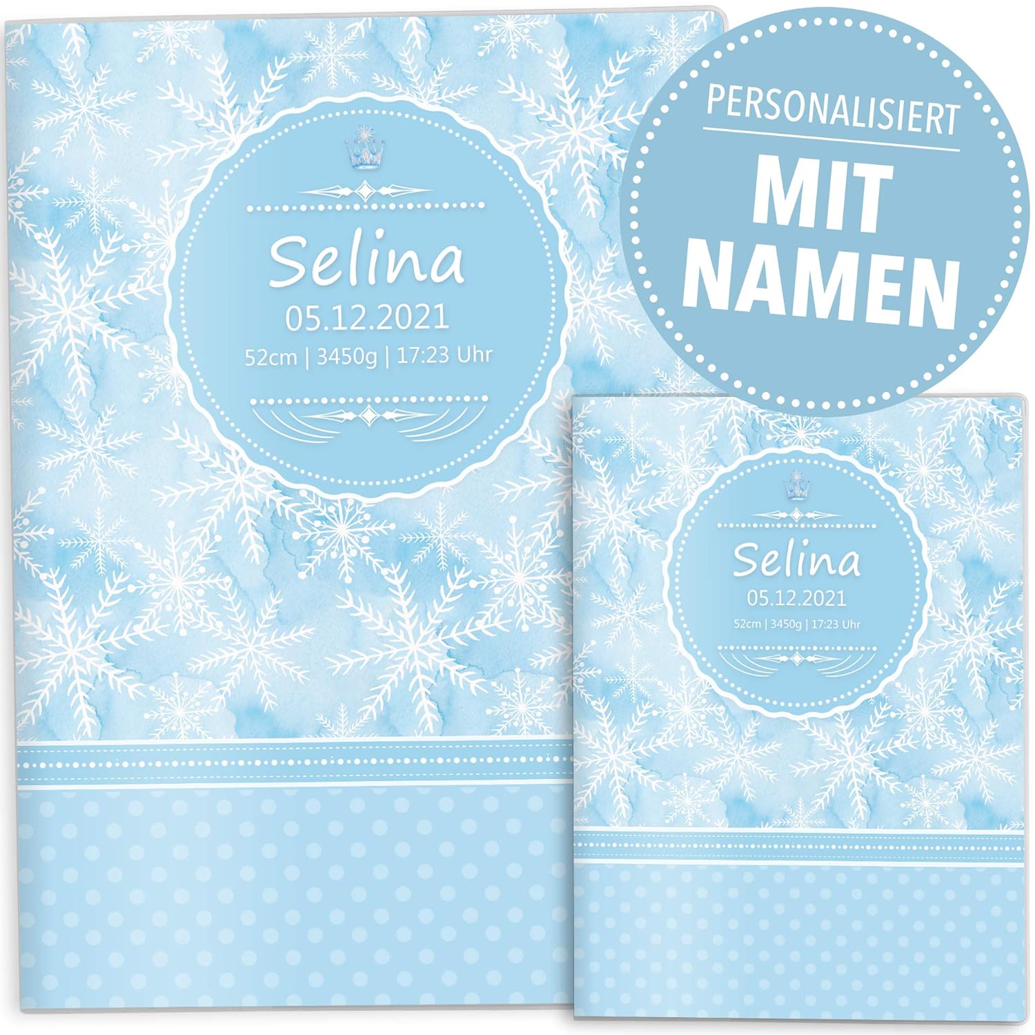 Frozen U Book Cover Set Examination Book Cover Including Immunisation Passh on pregnancy gift personalised with name & date of birth Frozen