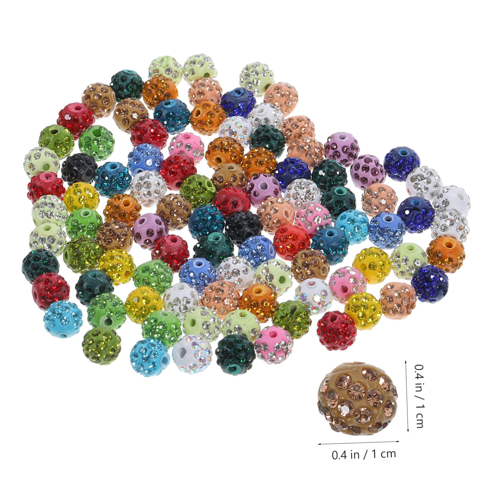 Uonlytech 3 Set Perline Rhinestone Per Creazioni Fai Da Te Perline Decorative Per Braccialetti E Collane Accessori Per Gioielli Unici Da Realizzare 100 Pezzi*3