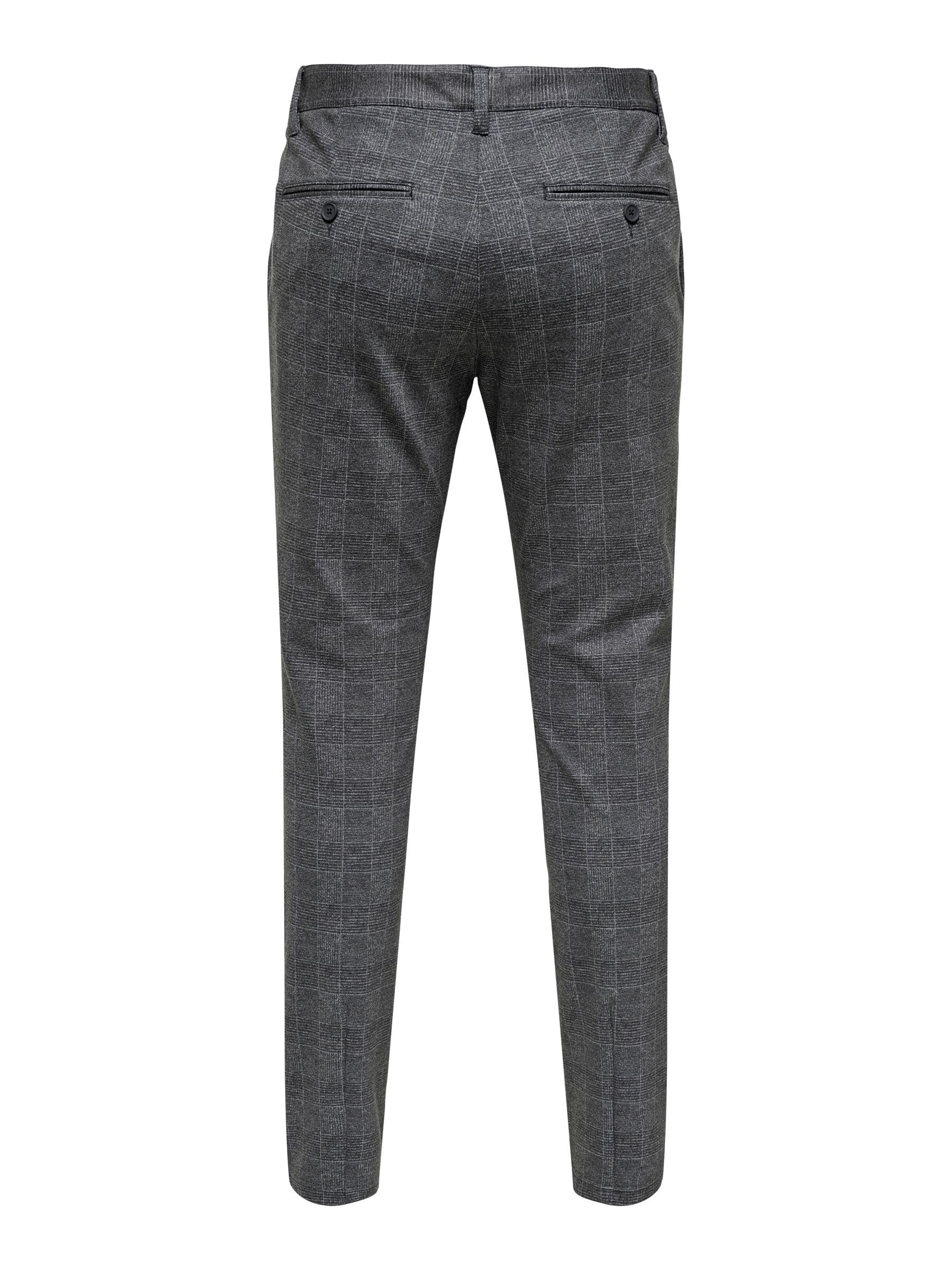 Only & Sons Herren Chino Hose ONSMARK Slim Check 9887 - Slim Fit - Stretch – Bild 4
