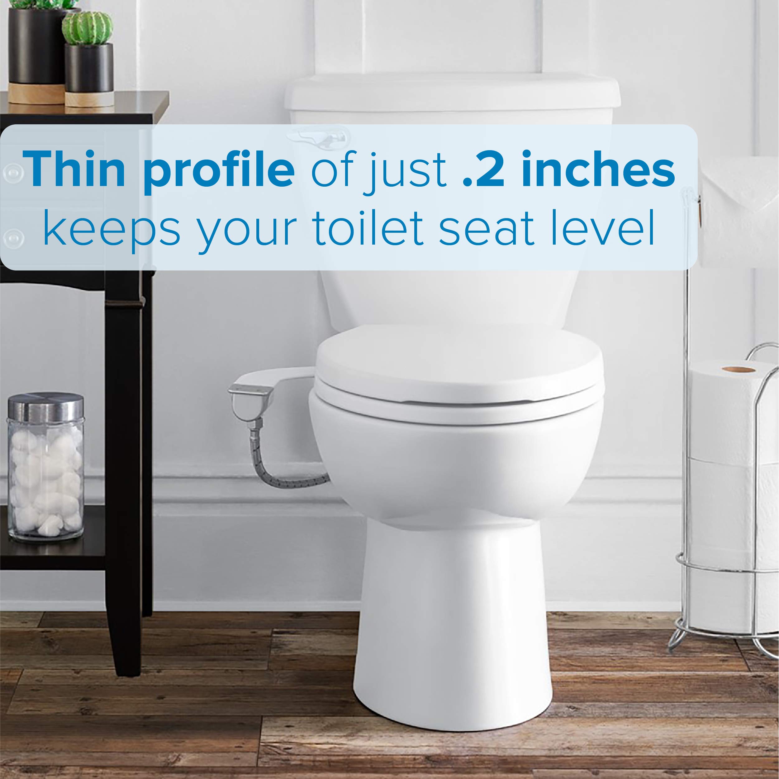 Brondell Bidet Thinline SimpleSpa SS150 Fresh Water Spray Non