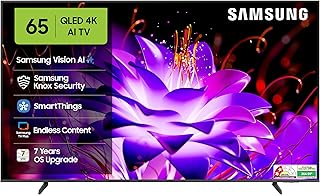 Samsung 163 cm (65 inches) Vision AI 4K Ultra HD Smart QLED TV QA65QEF1AULXL