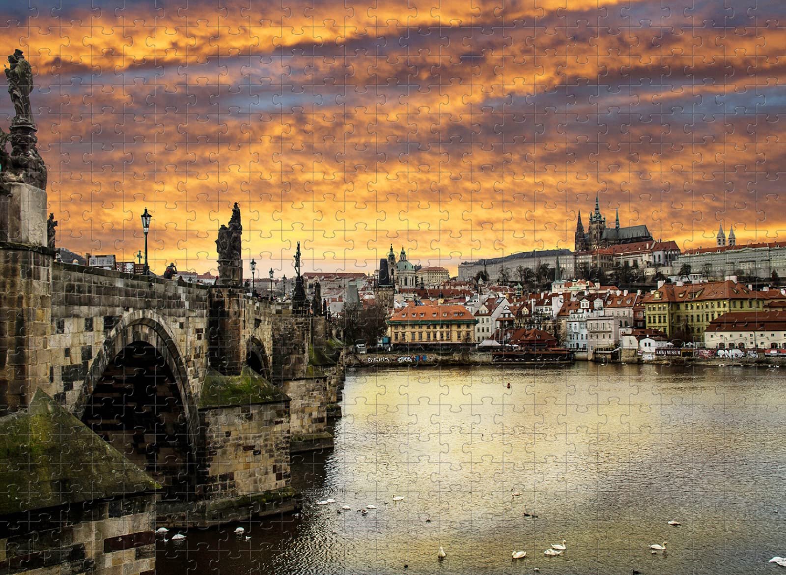 Puzzle da 3000 pezzi Puzzle Praga Ponte Carlo Puzzle Giocattolo in legno Regalo Decorazioni per la casa