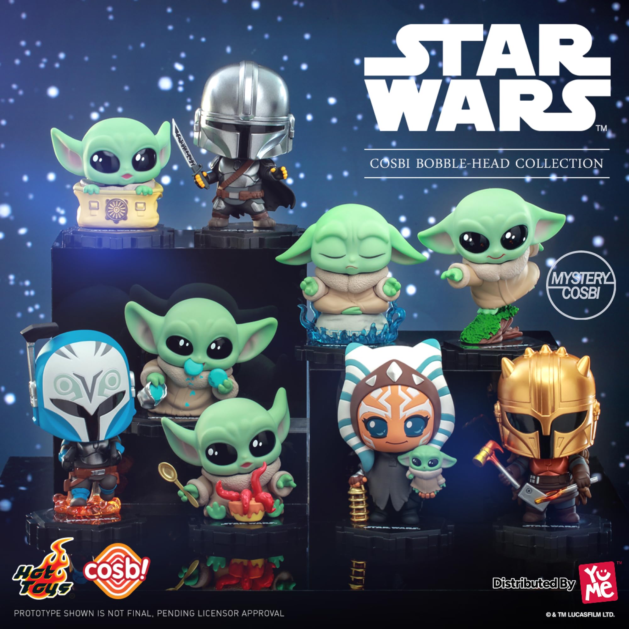 Amazon.co.jp: YuMe スター・ウォーズ コスビ ボブルヘッド シリーズ3