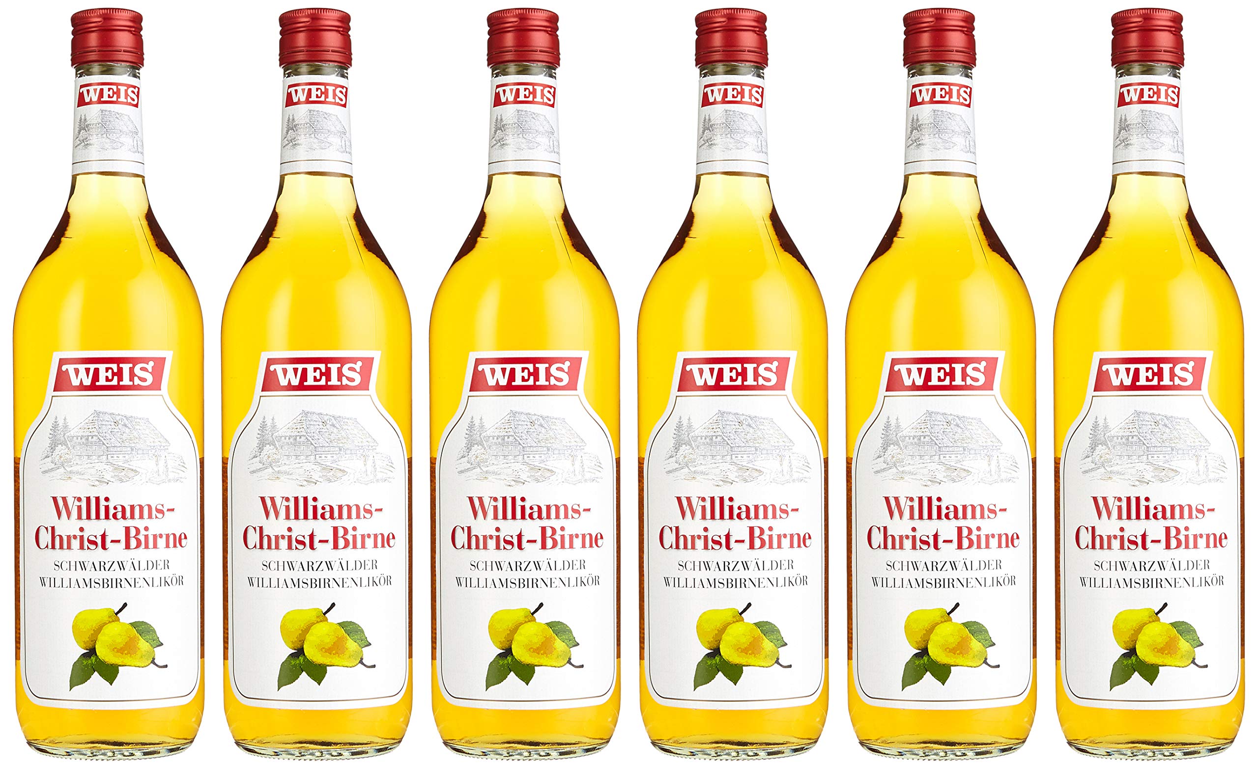 Weis Williams-Christ-Birnen-Likör (6 x 1 l)