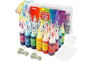 Vanstek Tie Dye Kit: Ignite Your Creativity with Vibrant DIY Fashion for Girls Aged 10-12