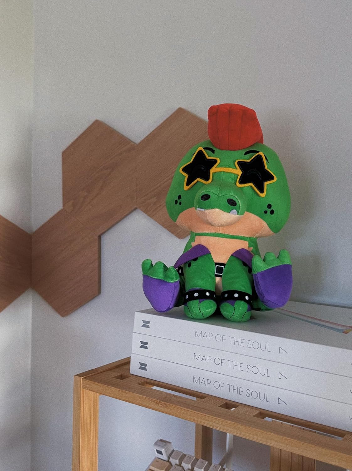 Youtooz FNAF Glamrock Monty Sitting 9" Inch Plushie, Collectible Monty from Five Nights at Freddy's FNAF Plush Collection