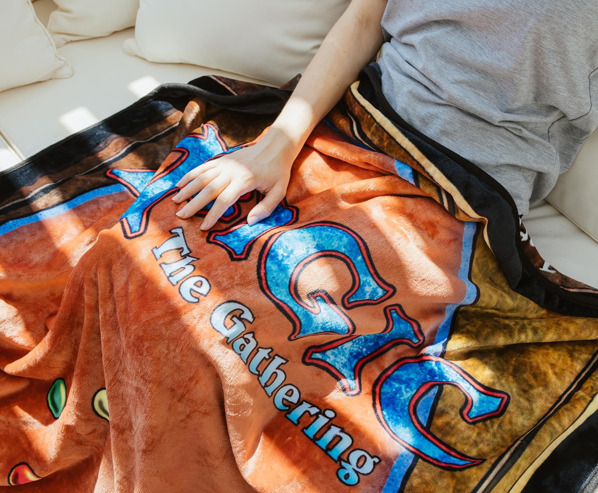 Amazon.com: Surreal Entertainment Magic: The Gathering Black Lotus Card  Double-Sided Fleece Throw Blanket for Sofa, Bed