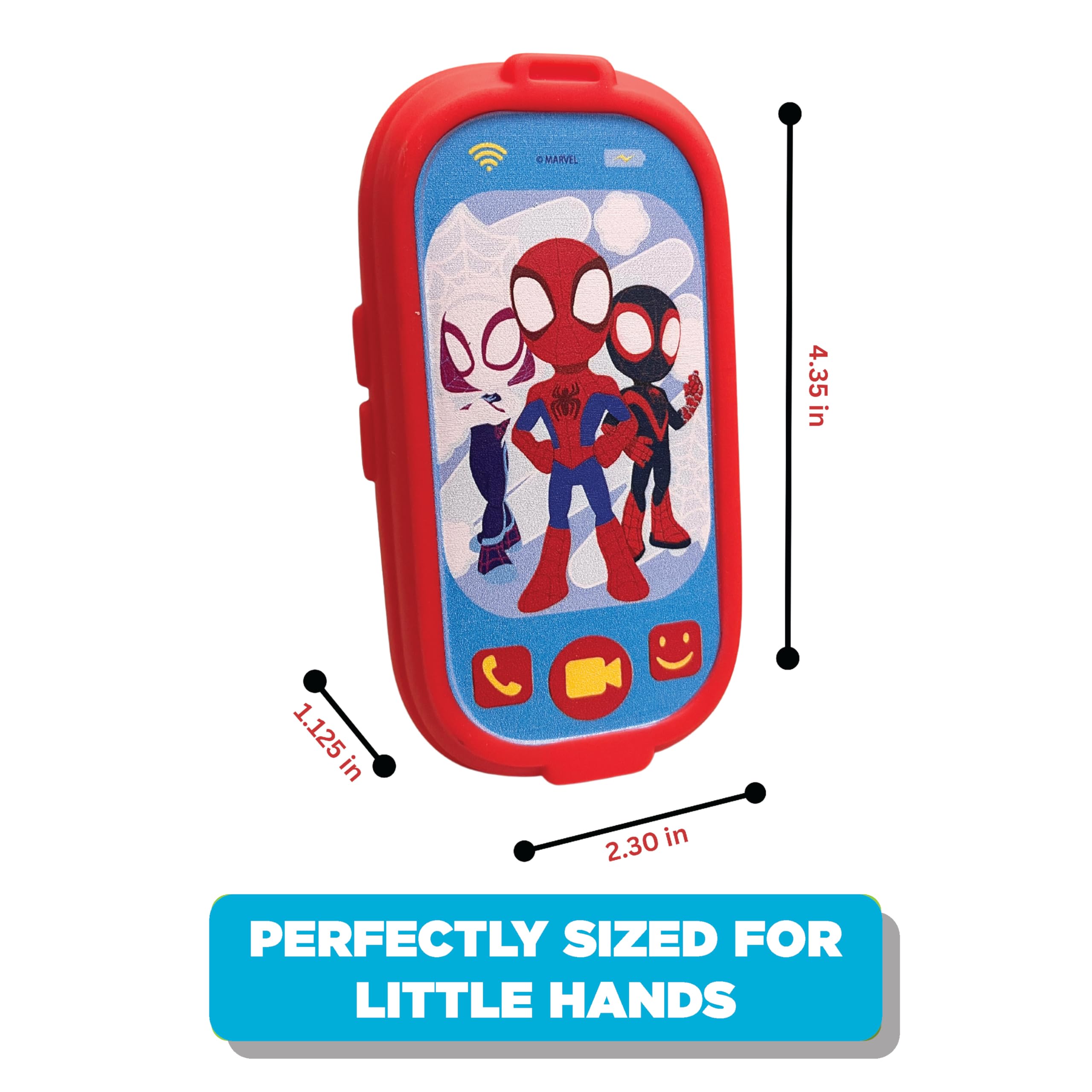 Spidey and His Amazing Friends - Set divertente per il bagnetto, marionette da dito da bagno, squirter illuminato, sgabello