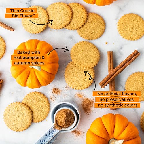 Miniatura 2 de Dewey's Bakery Galletas finas estilo moravo con especias de calabaza  Sabor de temporada  Sin sabores artificiales, colores sintéticos o