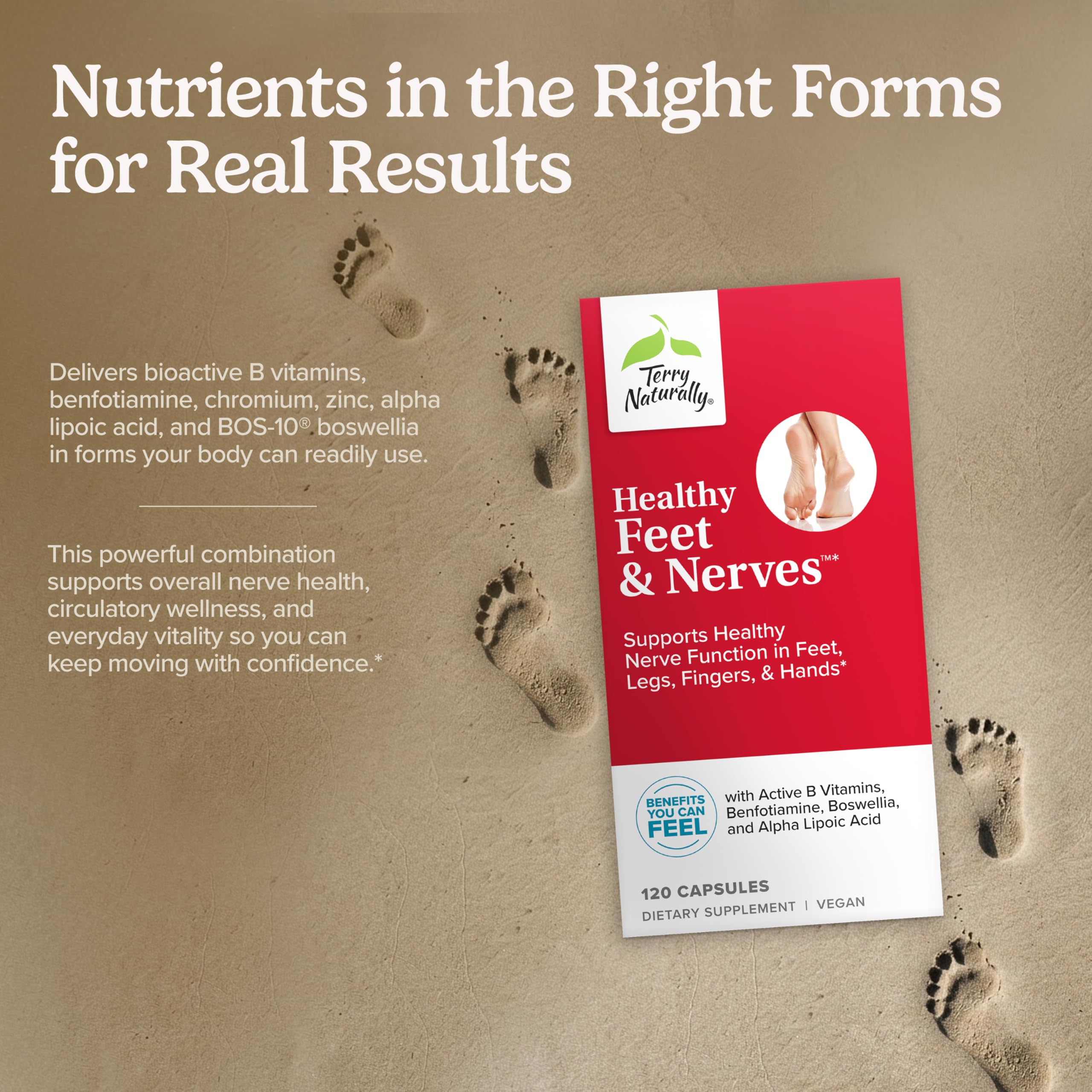 Terry Naturally Healthy Feet and Nerves - Nerve Function - 120 Count — Amazon image 3