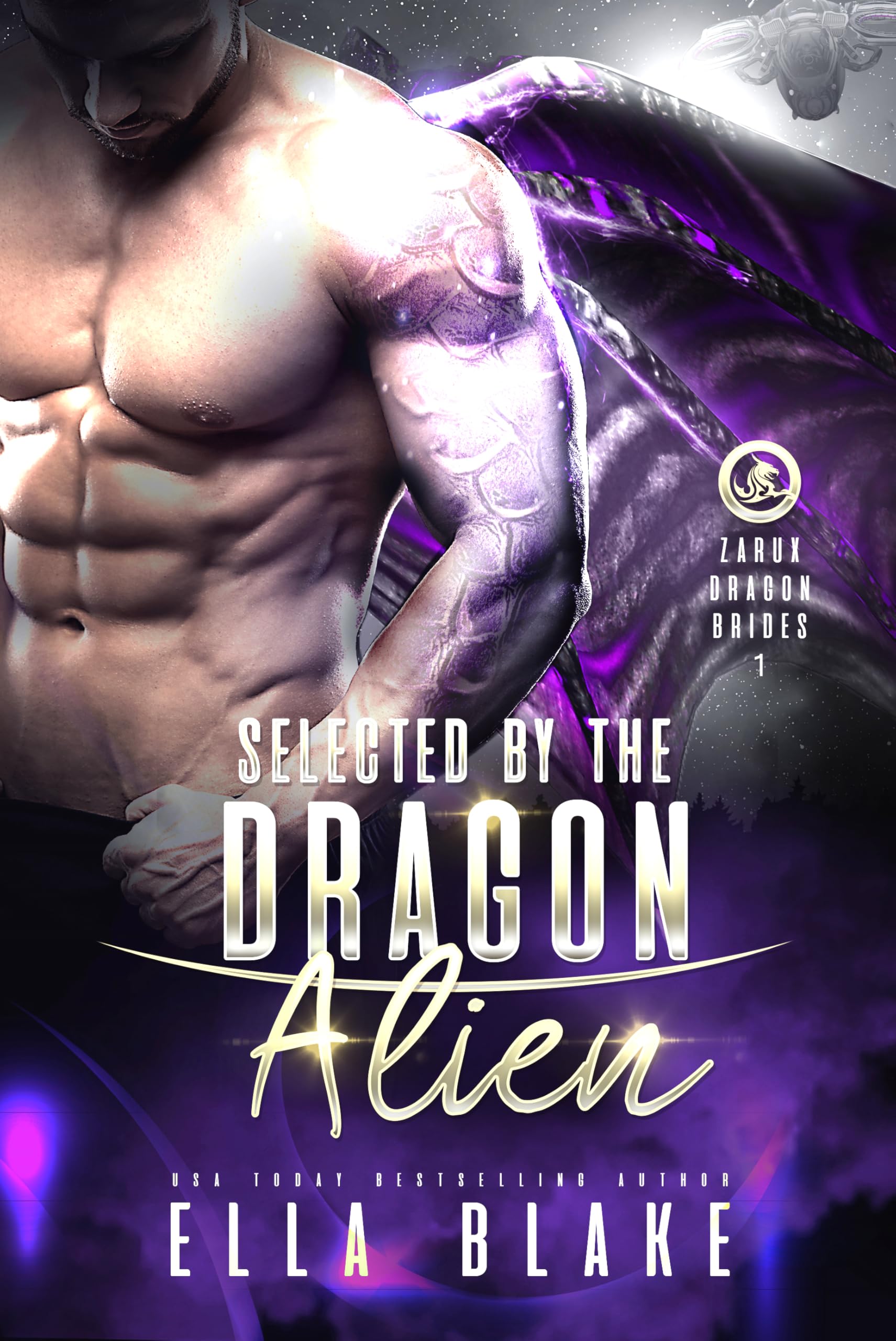 Selected by the Dragon Alien: Sci-Fi Alien Romance (Zarux Dragon Brides Book 1)