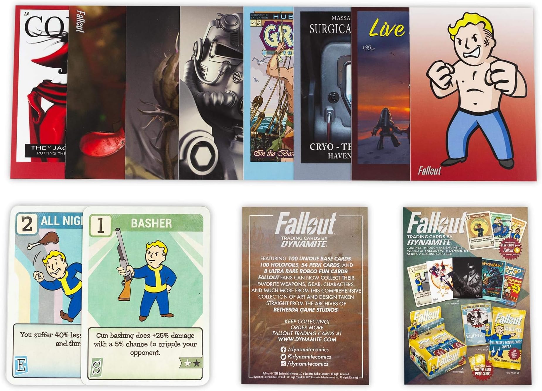 Fallout Trading Cards Series 2 | Sealed Blister Pack | Contains 10 Random Cards