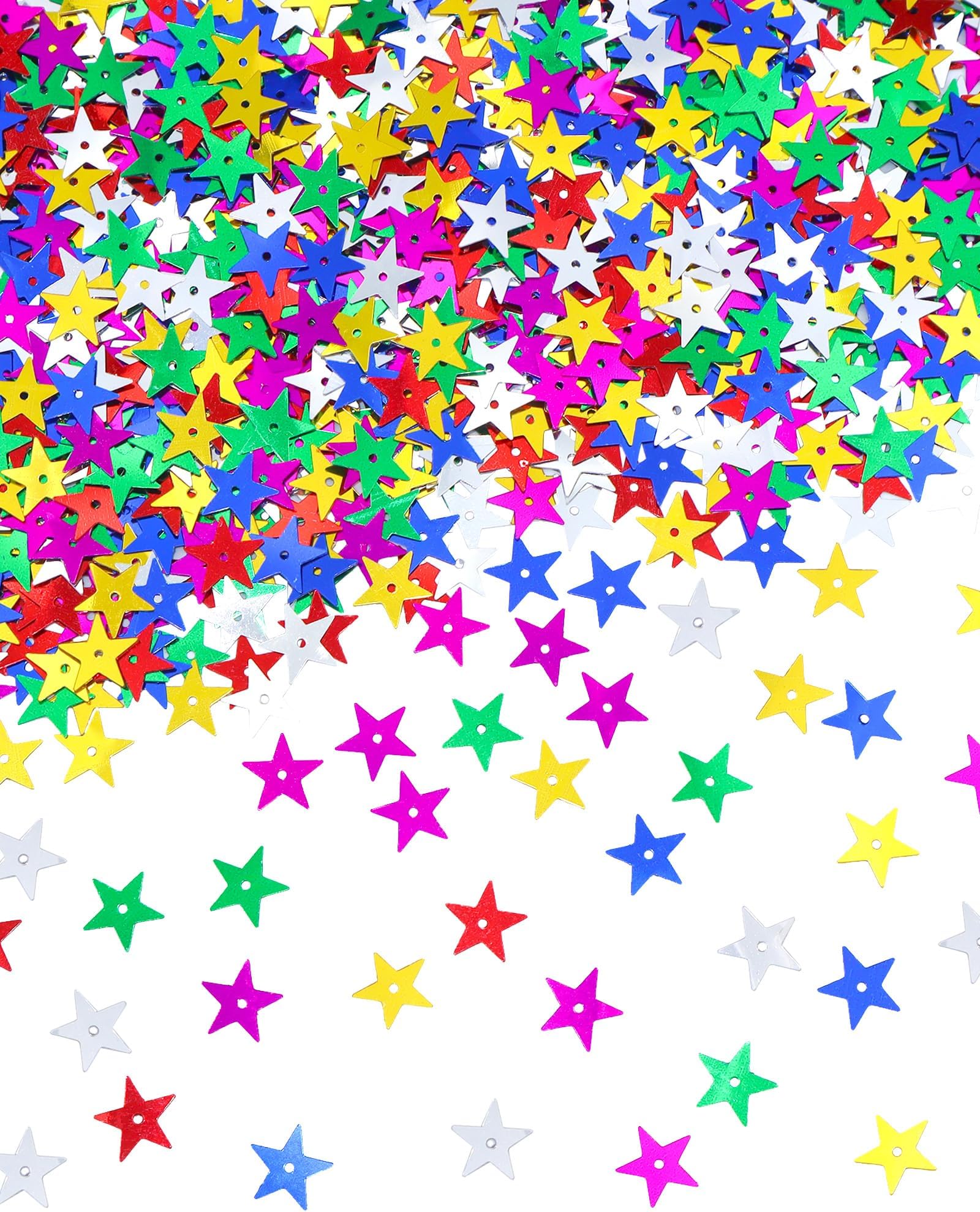 Amazon.com: YETOOME Star Bulk Loose Sequins and Spangles, Multi Color ...