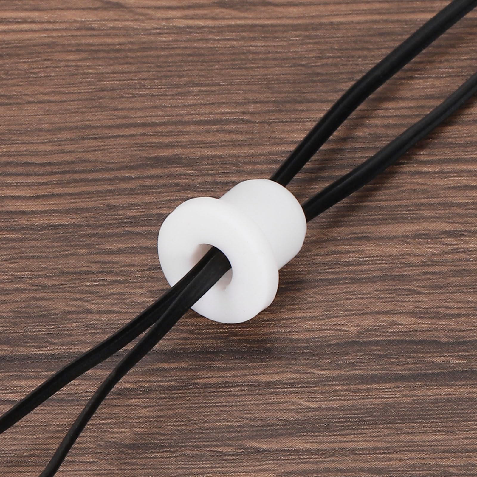 QUARKZMAN 50pz Occhielli in Gomma Diametro Montaggio 9,5mm ID 6,5mm H 8mm Guarnizioni Nere Protezione Passacavi in Gomma per Cavi Tubi