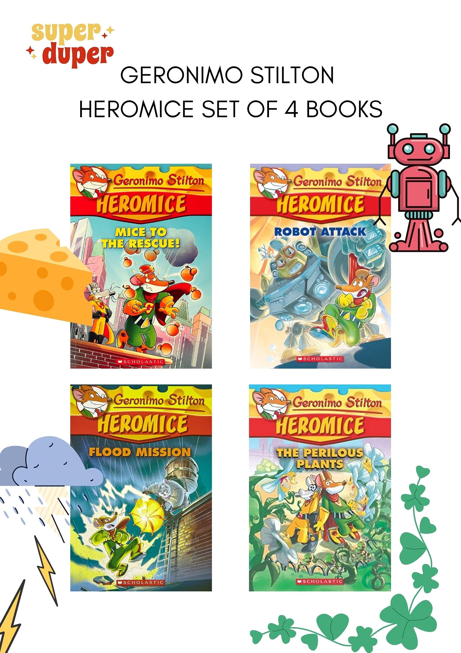 Geronimo Stilton: Heromice Box-set (4 Books)