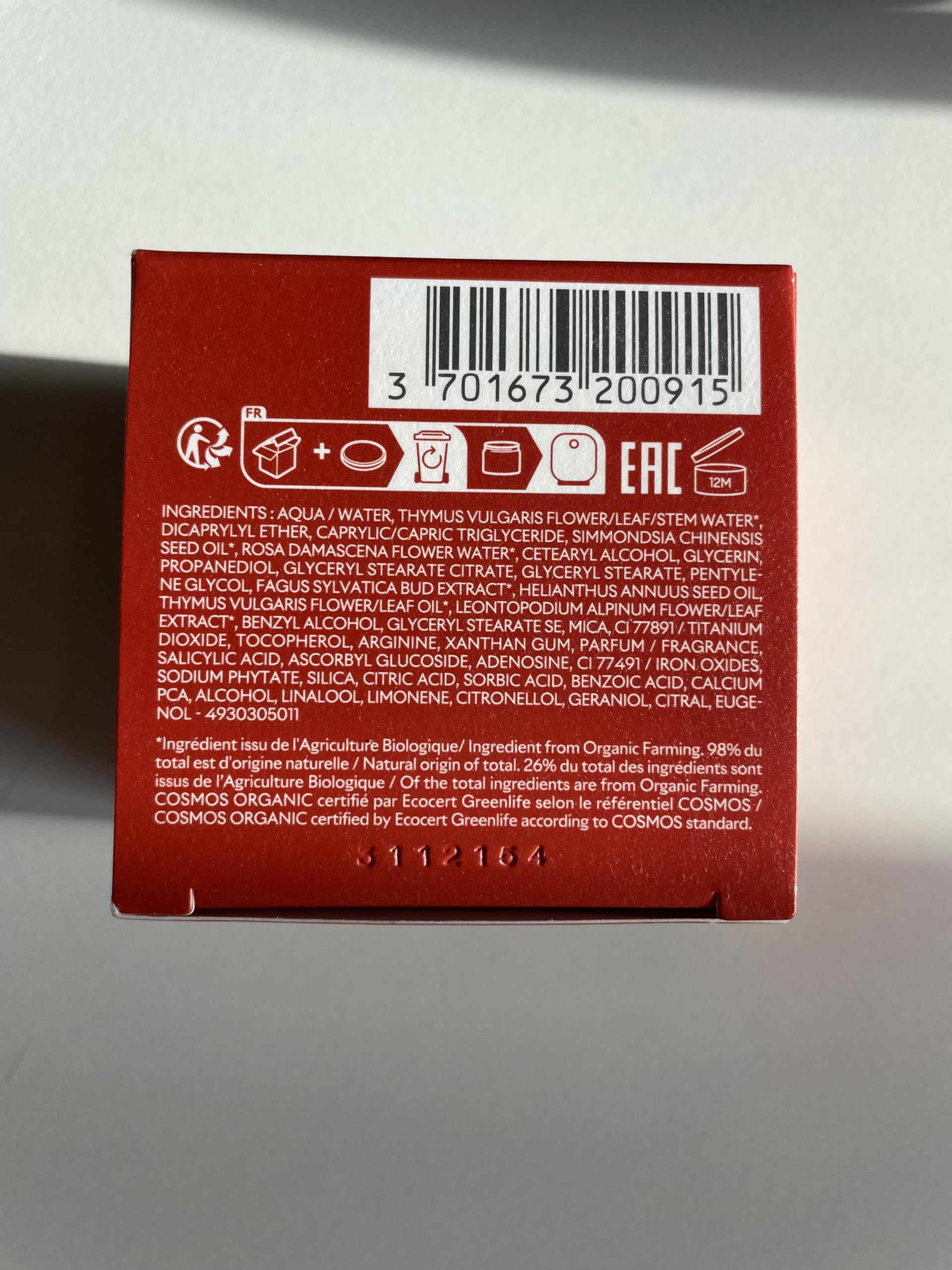 Sanoflore REINE Crème Rose Anti-âge Global Bio, régénère la peau et booste l'éclat, 50ml