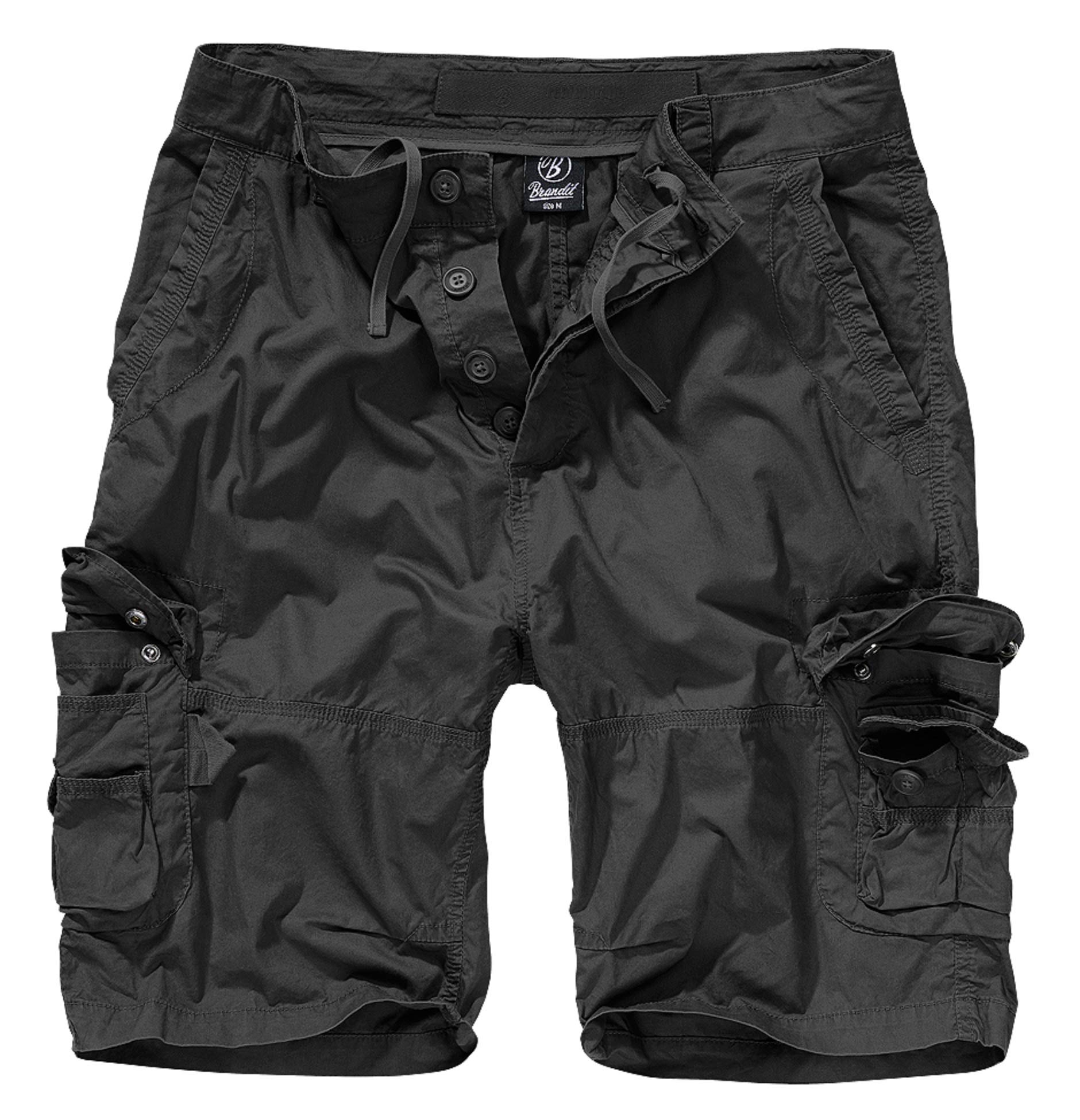 Brandit Men's Black Ty Shorts, M