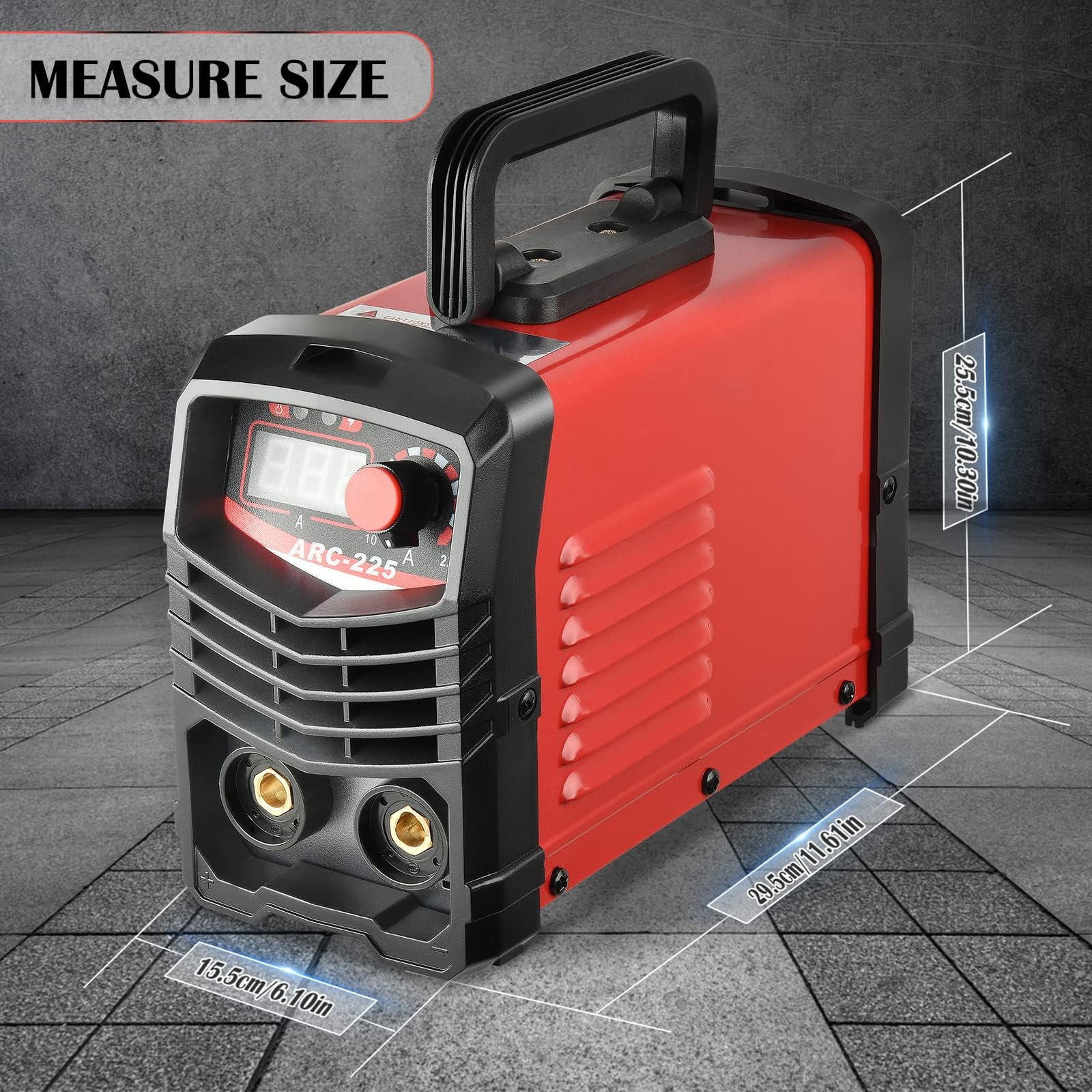 Soldador Inverter 220V 120A IGBT, Maquina de Soldar MMA Portátil con Display LED y Clip de Trabajo 3M – Soldador Profesional para Taller, Bricolaje y Reparaciones en Casa