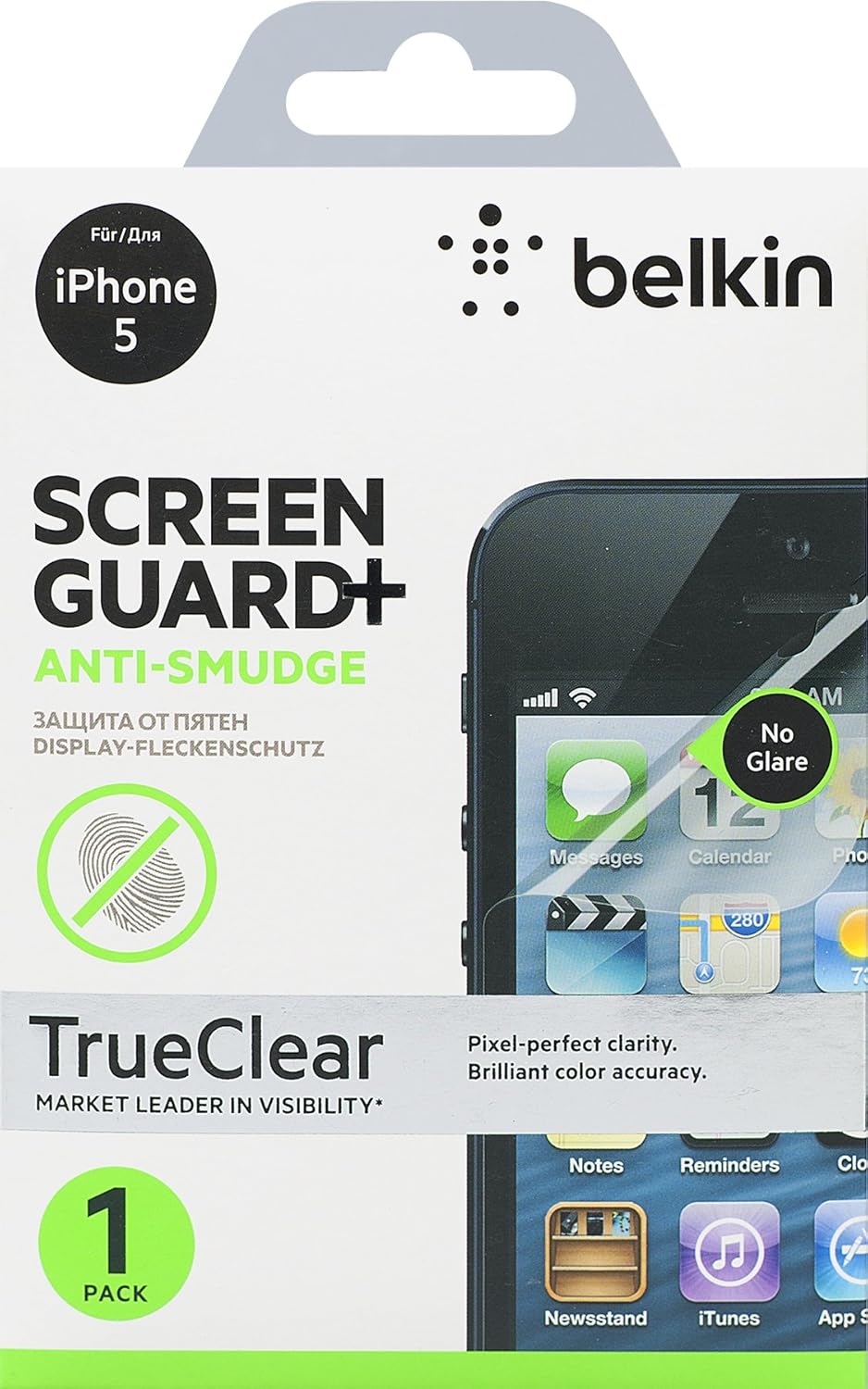 Amazon 【国内正規代理店品】belkin ベルキン iPhone5s/5c/5対応 液晶保護フィルム 指紋防止タイプ