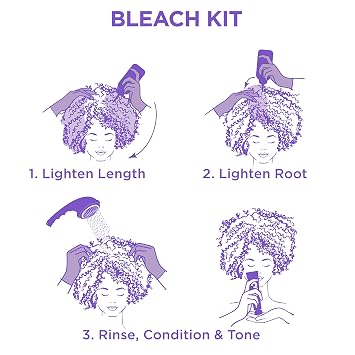 SoftSheen-Carson Interbeauty Dark and Lovely Uplift Bleaching Kit with Powder, Developer, and Toner for Blonde Hair