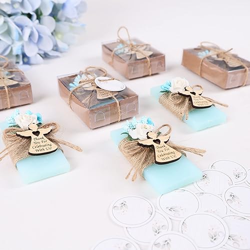 Miniatura 92 de HTF Pack of 5 Wedding Gifts Handmade Lavender Scented Mini Soap, Wedding Favors, Bridesmaid Gifts, Bridal Shower Gifts, Engagement Gifts, Wedding