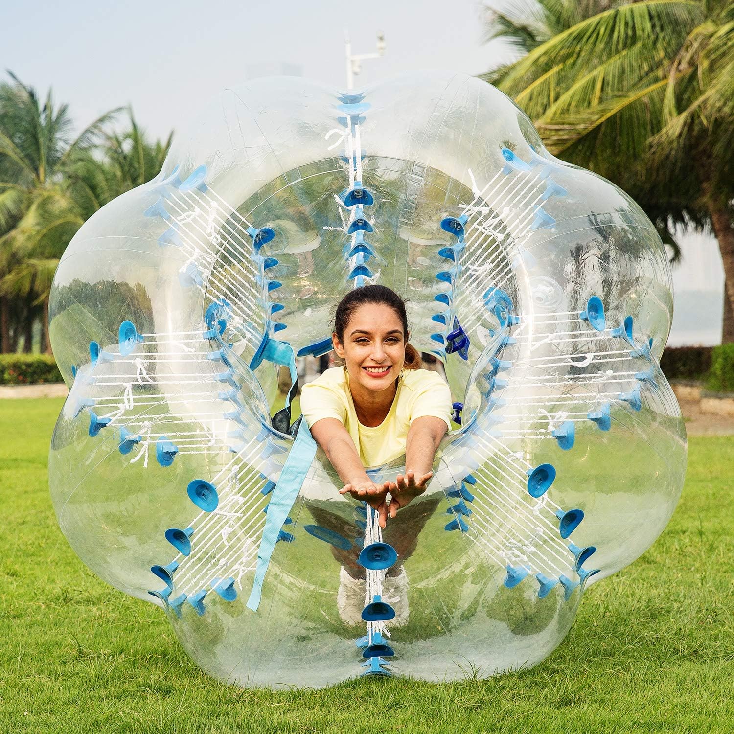 Bumper Bubble Soccer Balls for Teens/Adults, Body Zorb Ball Dia 4FT/5FT(1.2m/1.5m) 1 Pack image 4
