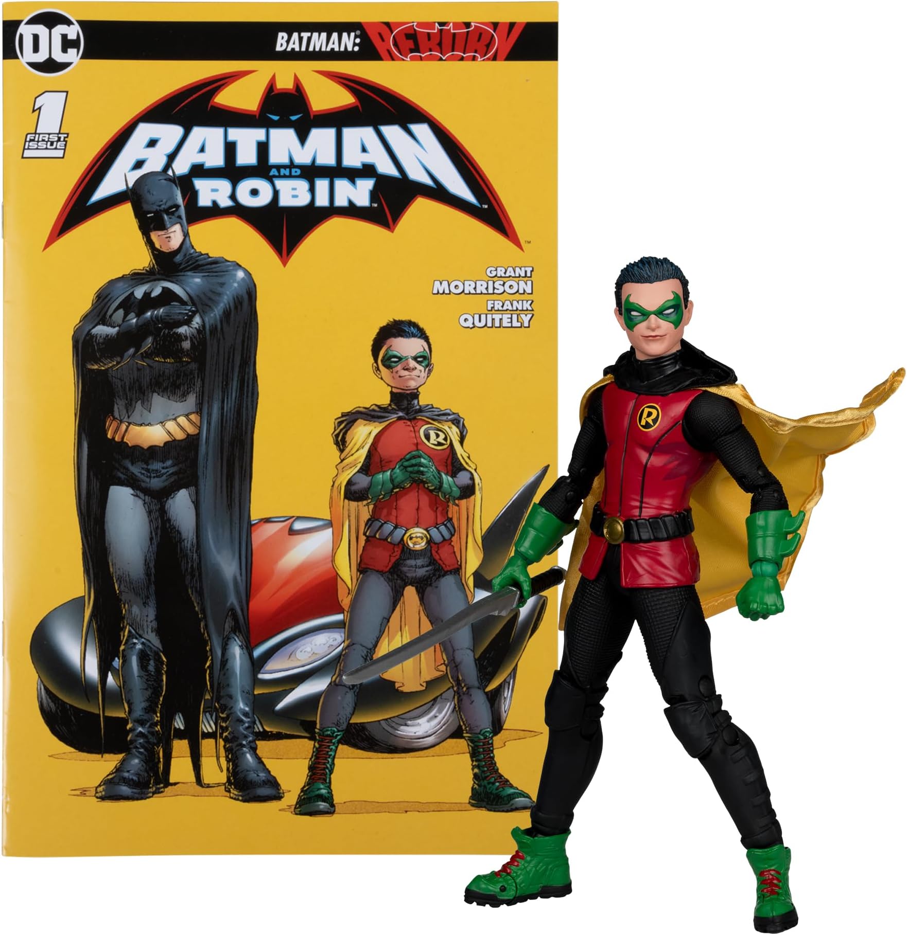 McFarlane Toys - DC Direct Page Punchers Robin (Batman: Reborn) 7in Figure with Comic