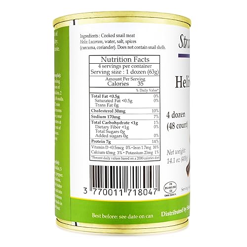 Miniatura 2 de Directamente de Francia Lucorum francés enlatado Escargots Caracoles (4 docenas)