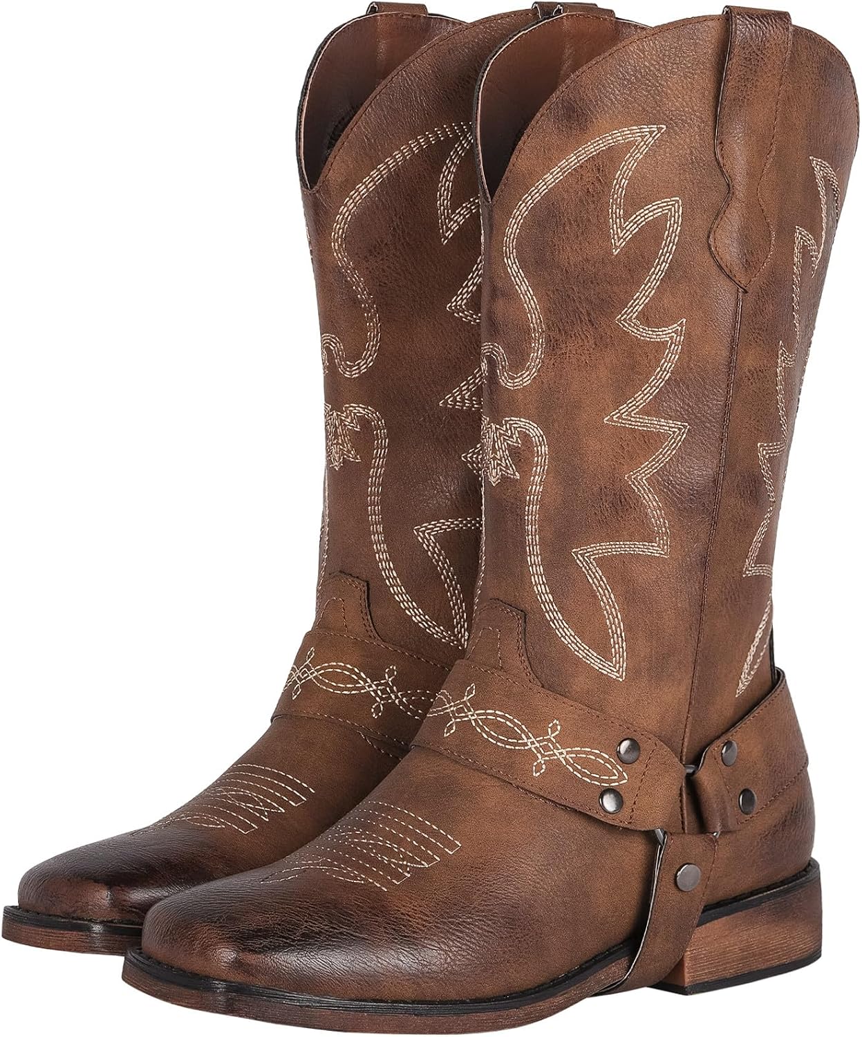 SheSole Women's Cowboy Boots - Wide Calf Design