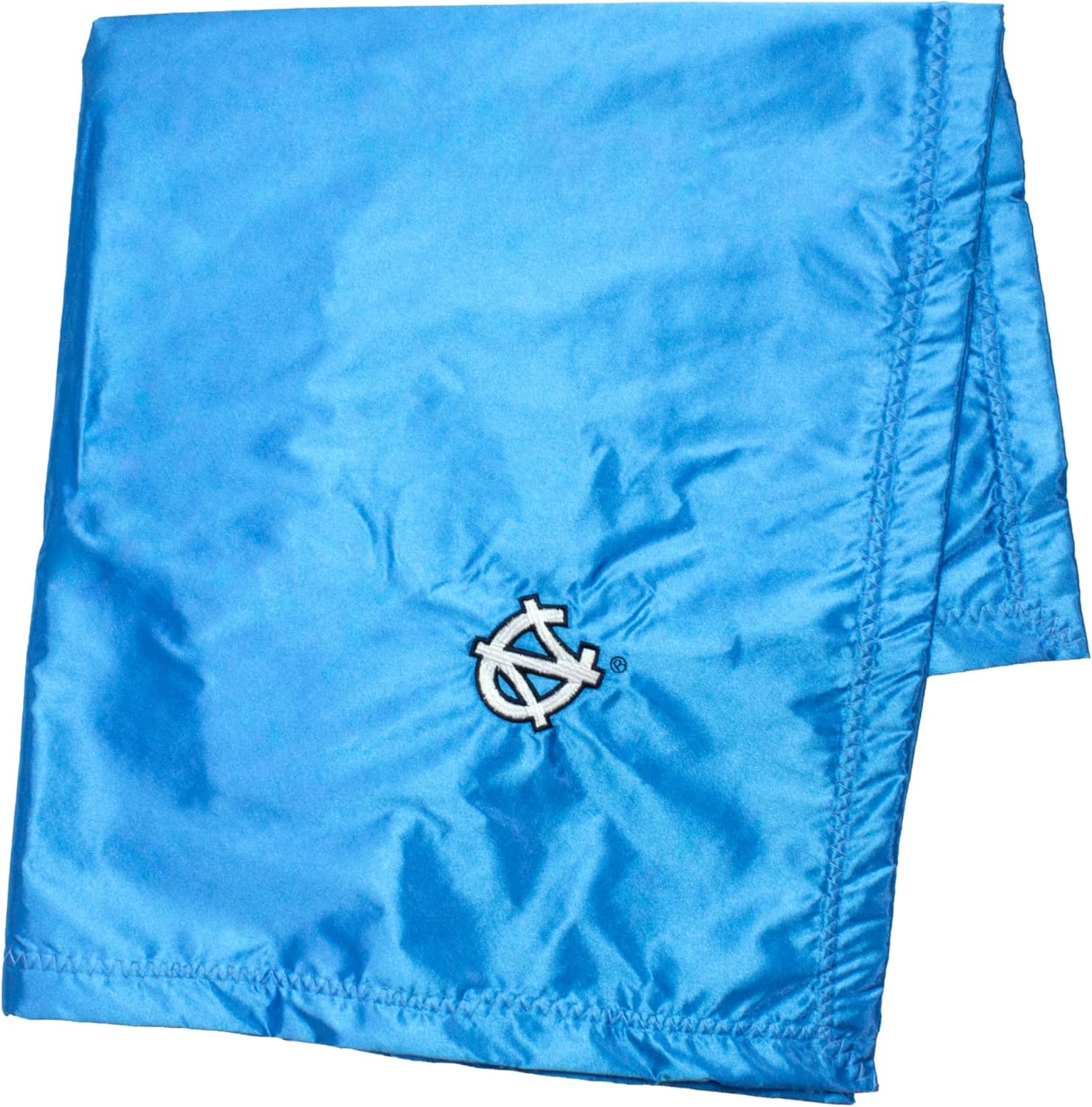 Comfy Feet Everything Comfy North Carolina Tarheels Silky and Super Soft Plush Baby Blanket, 28" x 28"