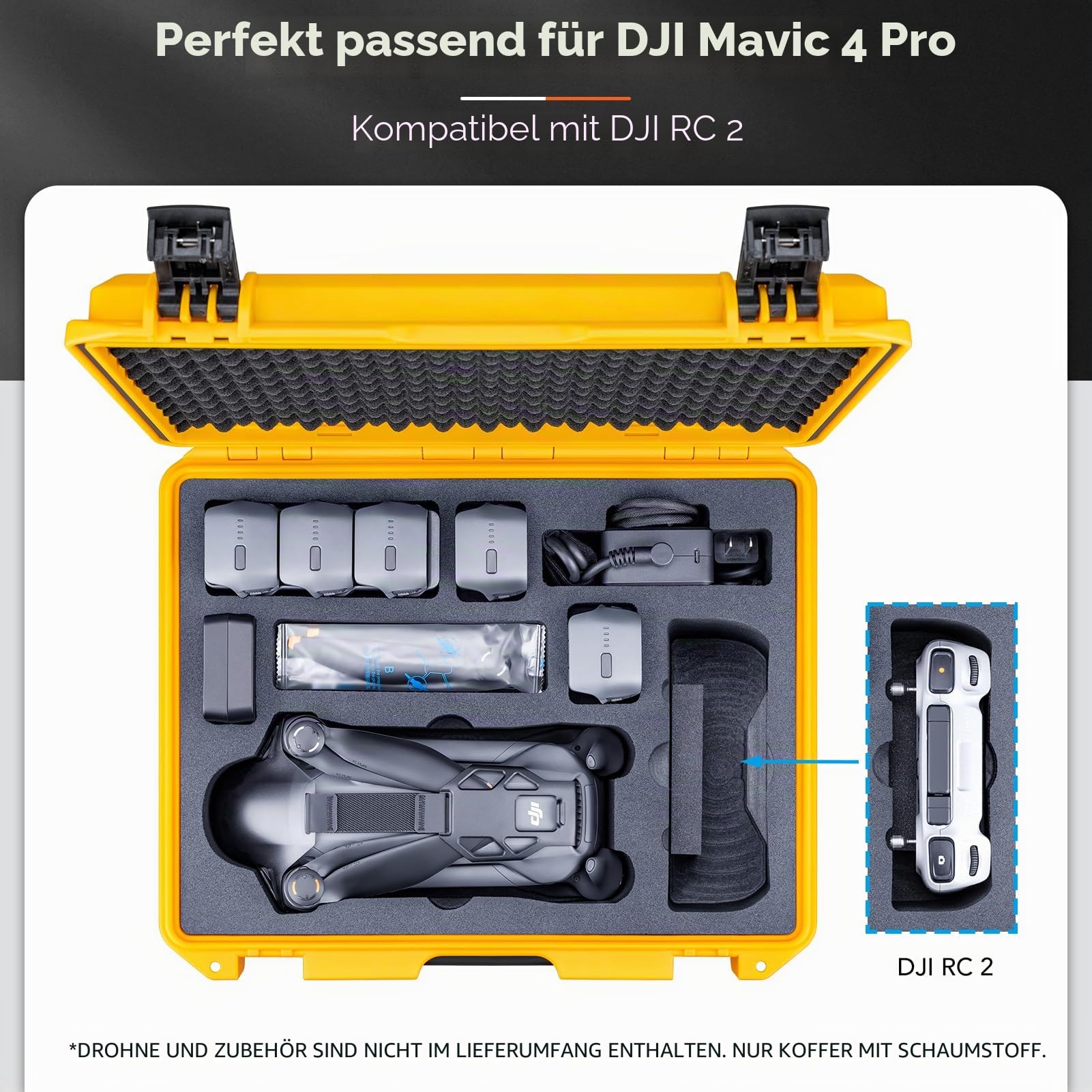 Lykus Titan M400 Hartschalenkoffer für DJI Mavic 4 Pro, DJI RC Pro 2/RC2
