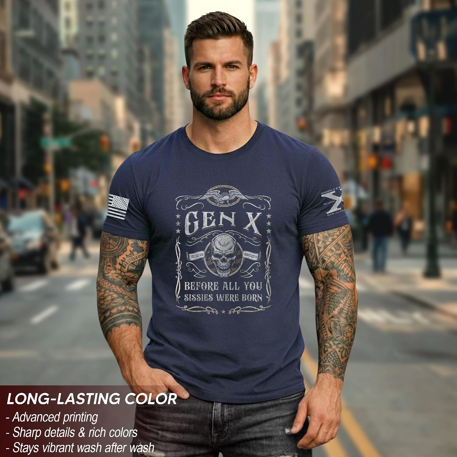 Gen X The Badass Generation Tshirts, Gen X T Shirt Women, Genx T Shirt Men, Sissy Shirts