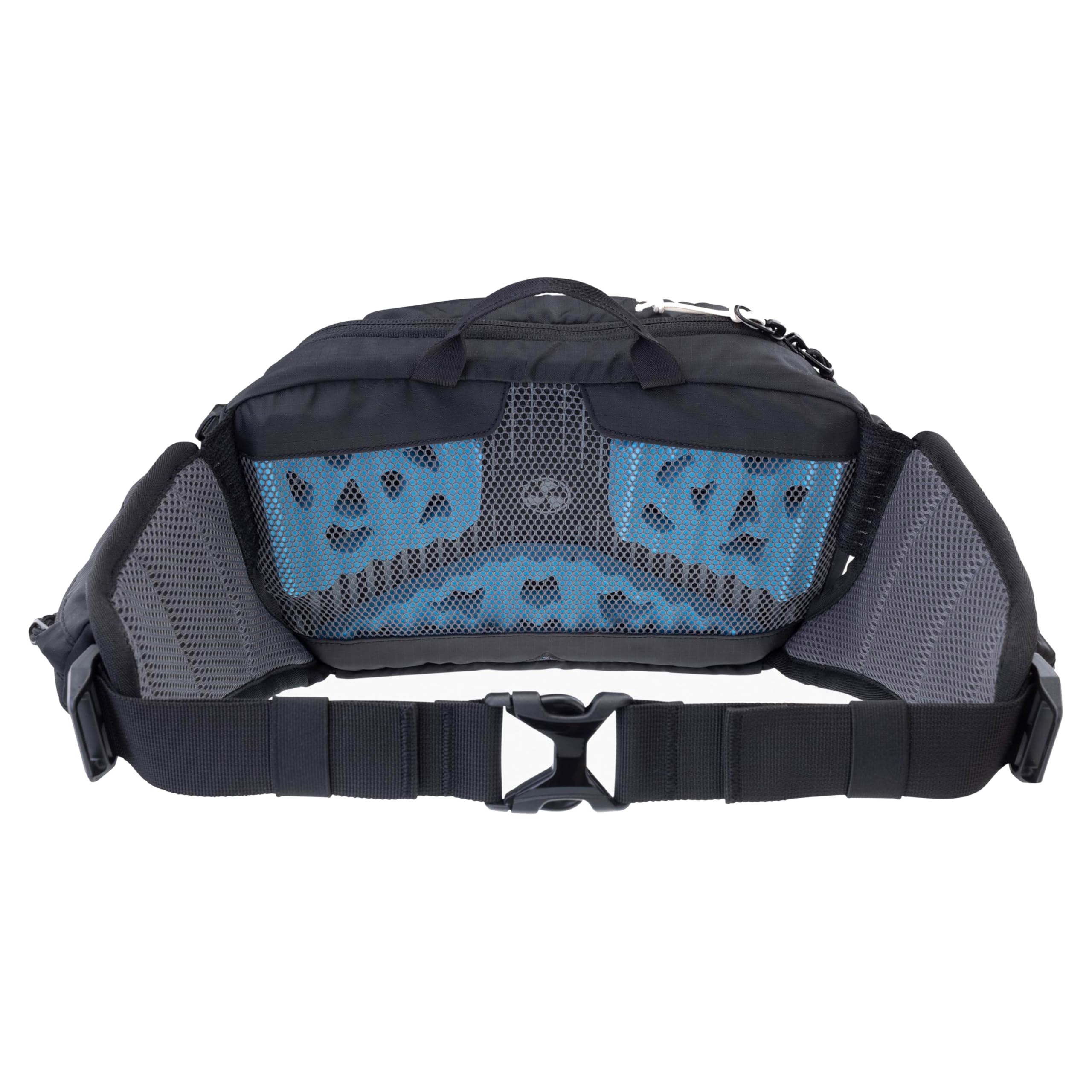 EVOC Hip Pack 3 + Hydration Bladder 1.5 Hip Bag with Hydration Bladder (riñonera compacta con Bolsa de Agua, Ajuste óptimo, Volumen: 3 litros), Negro