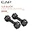CAP Barbell Cast Iron Hex Dumbbell Weights (Pair), Black, 5 lb