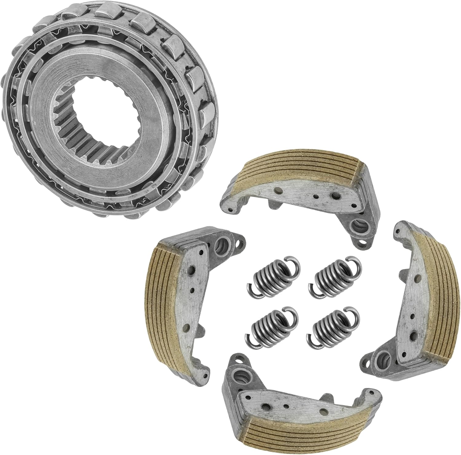 Caltric Wet Clutch Centrifugal and Bearing Compatible with Kawasaki Lakota Sport 300 KEF300B 2001-2003