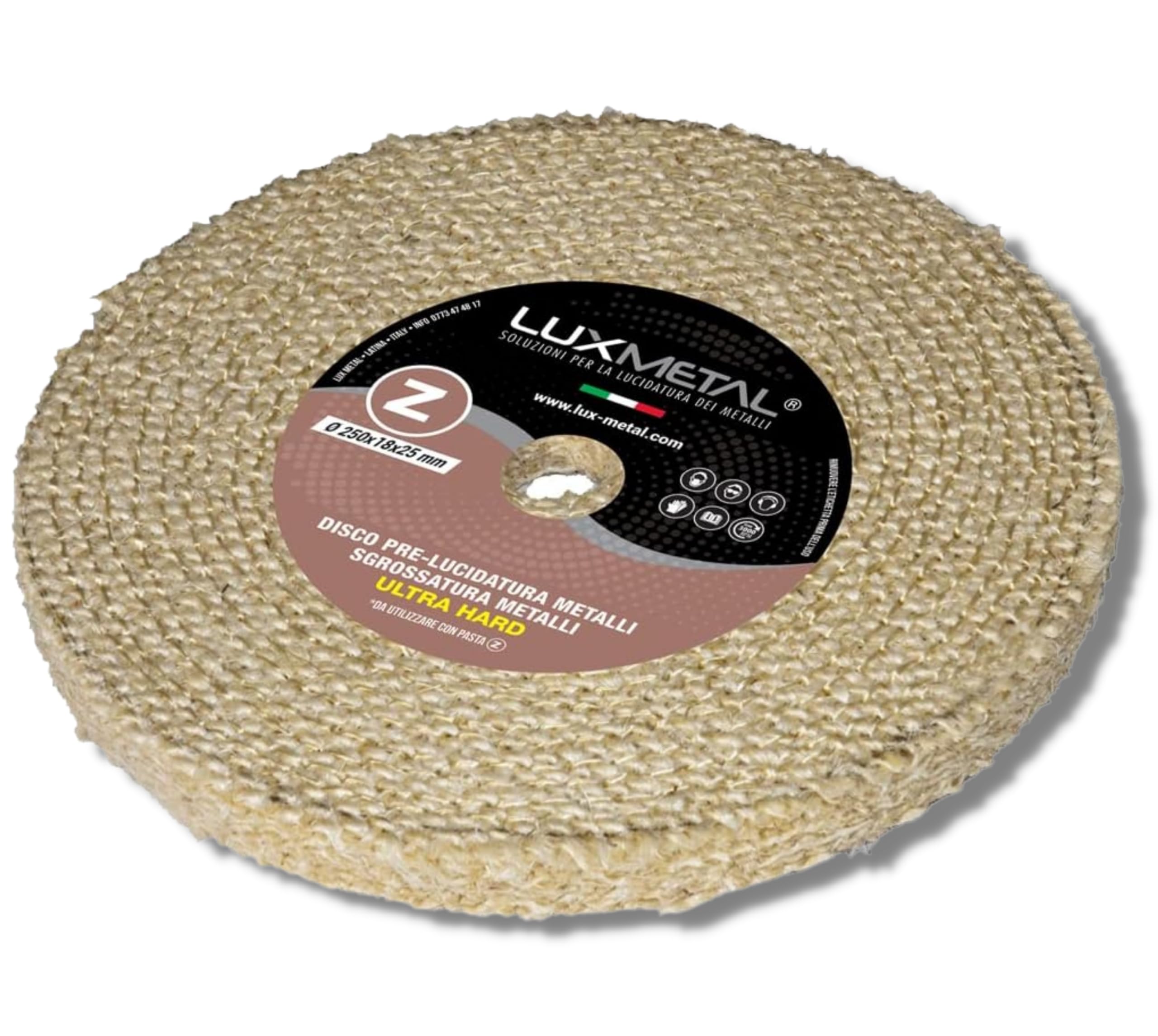 Lux Metal Polierscheibe 150 Mm – Grobe Sisal-Baumwolle Für Bohrmaschine & Schleifbock – Metallpolieren Leicht Gemacht!