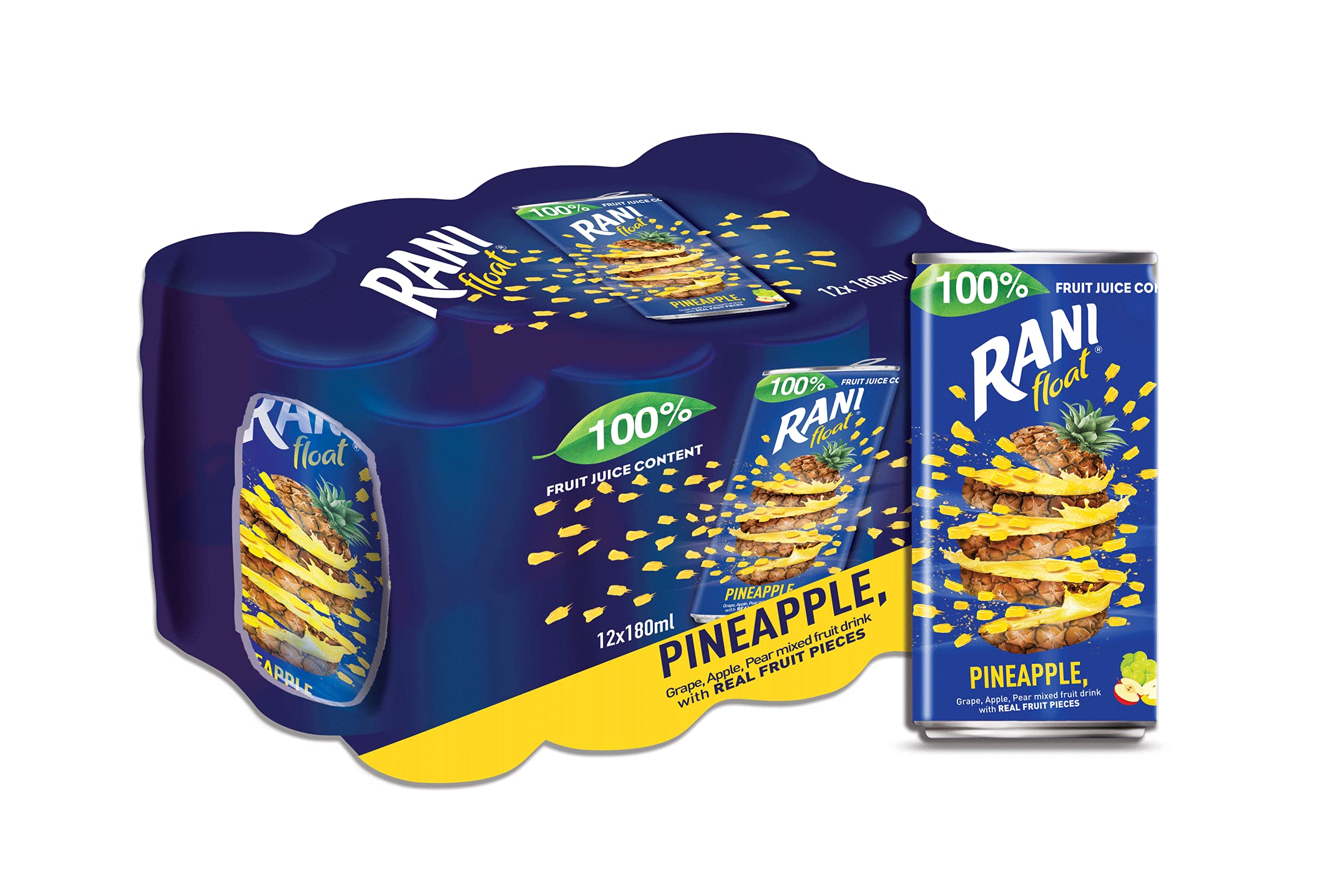RANI NAS PINEAPPLE 180ML PACK OF 12