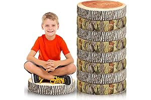 8 Pcs Flexible Stump Cushion: Soft Tree Stump Stool Set