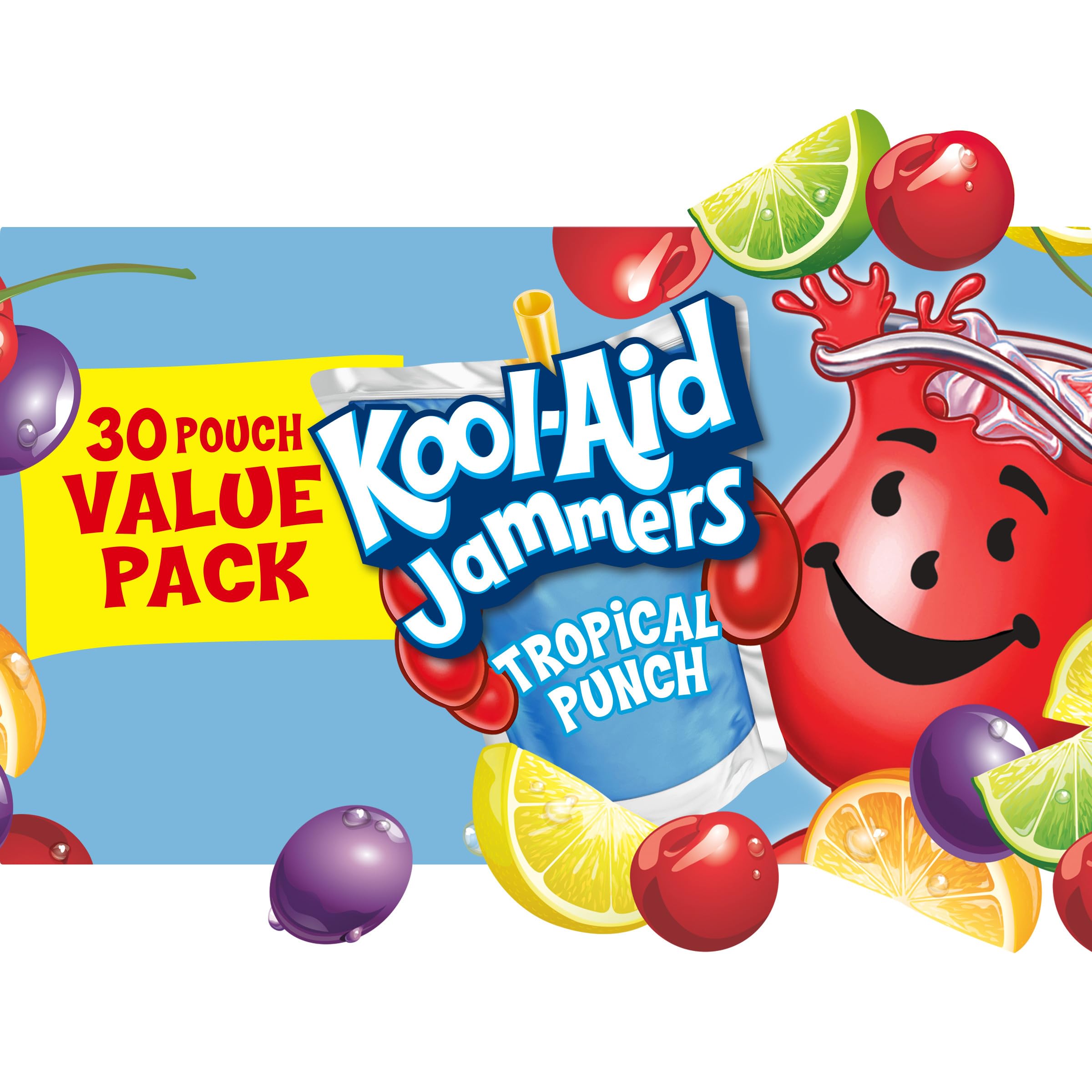 Kool-Aid Jammers Tropical Punch Flavored Juice Drink (30