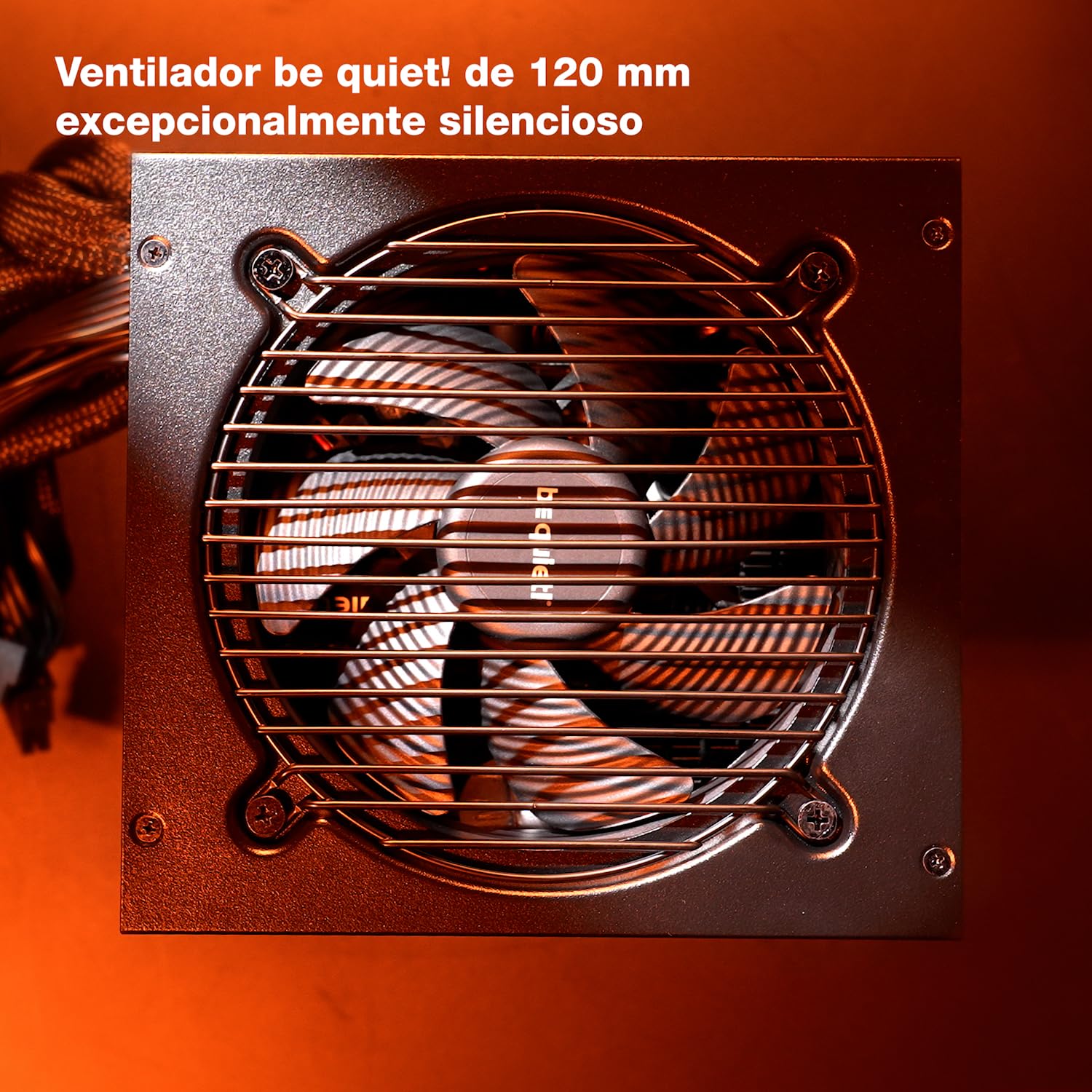 be quiet! Pure Power 12 550W Fuente de alimentación, eficiencia 80 Plus® Gold, ATX 3.1 Totalmente Compatible con PCIe 5.1, Ventilador be quiet! de 120 mm excepcionalmente silencioso, tecnología LLC