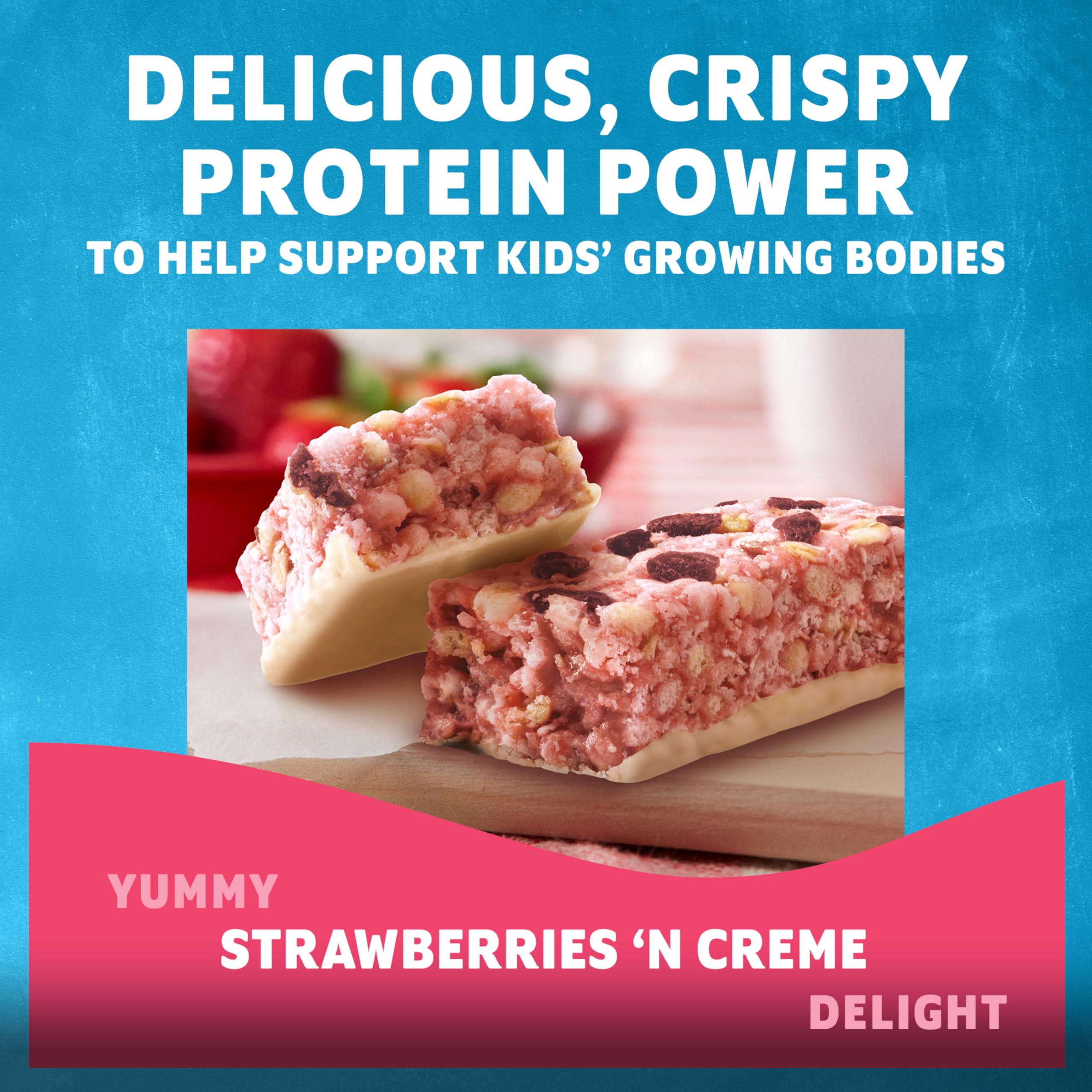 Zbar Protein Strawberries 'N Creme Snack Bars, Gluten Free, 5ct — Amazon image 4