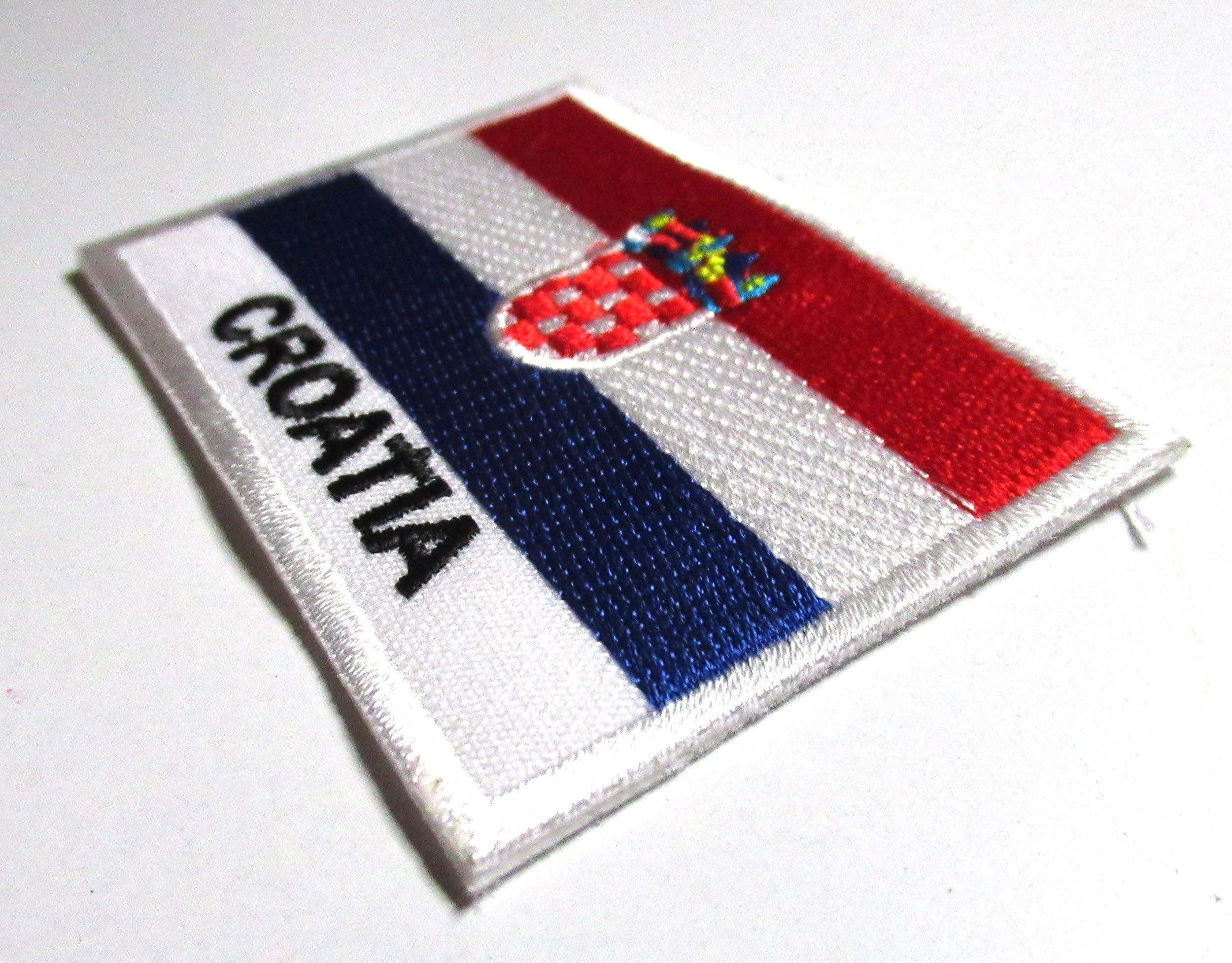écusson à Coudre Pays Monde Patch Brodé Croatie – Écusson Drapeau Croate 70x45mm à Coudre – Collection Pays Du Monde Accessoire Support Croatie - Foto 2