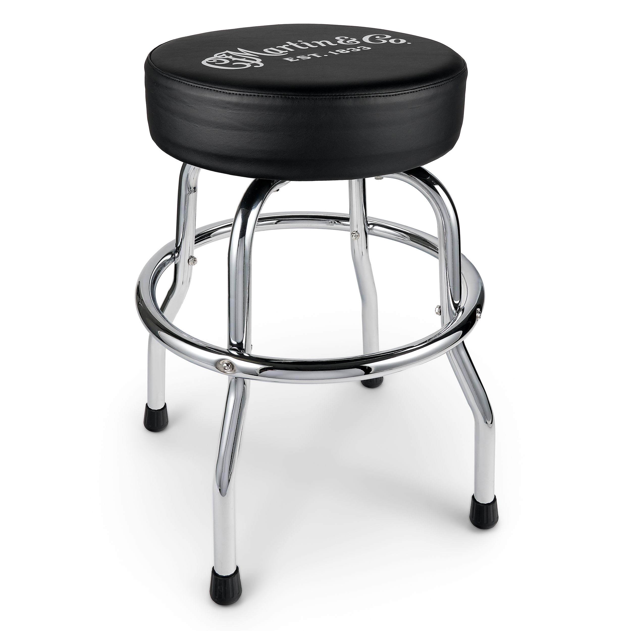 Amazon｜Martin Chrome Barstool;ミュージシャン用バースツール;ロゴ