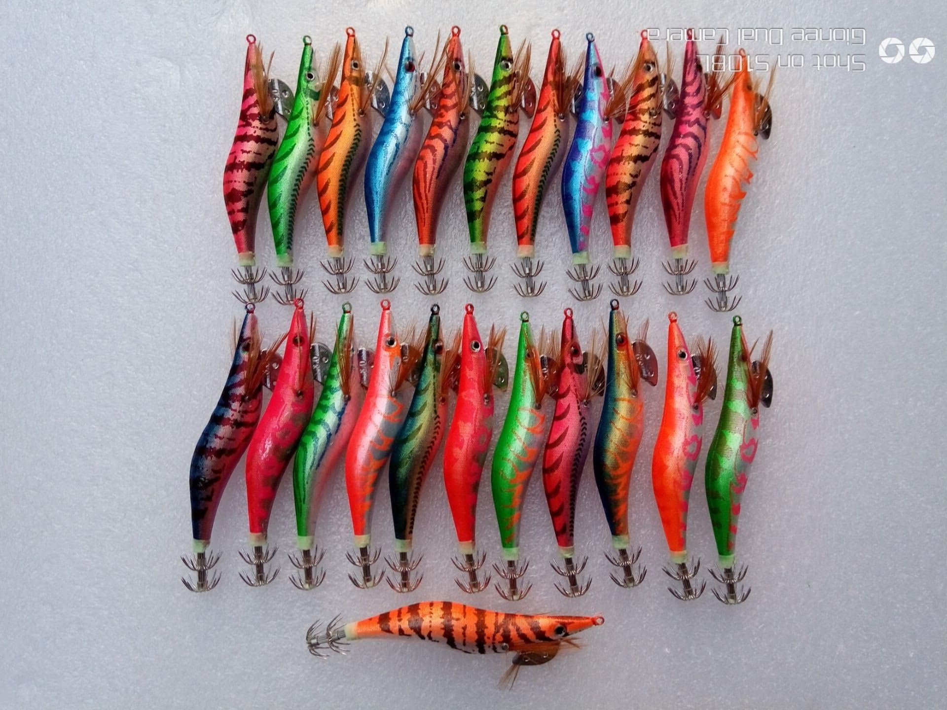mr octopus 20pcs 3.0# fishing lure, squid jigs,squid hook,11.5cm 15g