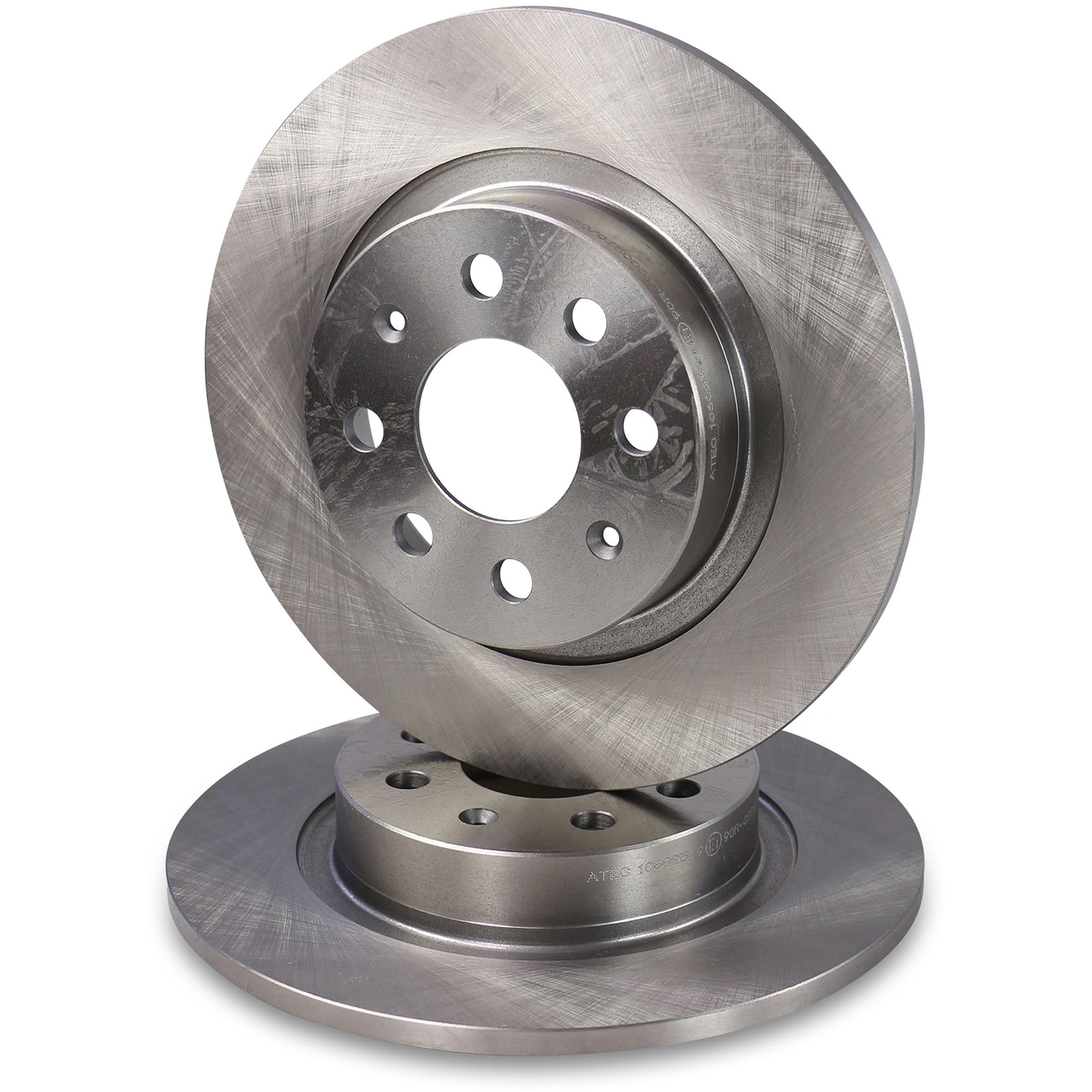 BESTPRICE Bremsenset Hinterachse inkl. Bremsscheiben Ø 264 mm Voll + Bremsbeläge hinten, Kompatibel mit ABARTH GRANDE PUNTO, FIAT GRANDE PUNTO (199_)