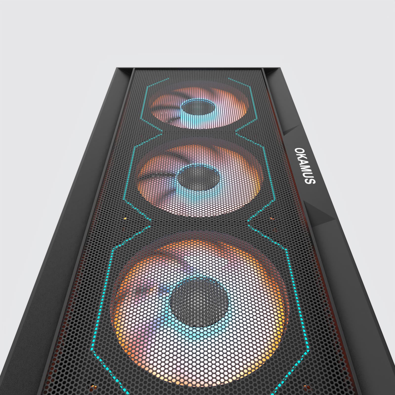 OKAMUS Gaming PC - i7-6700, RX 590, 16GB RAM -6