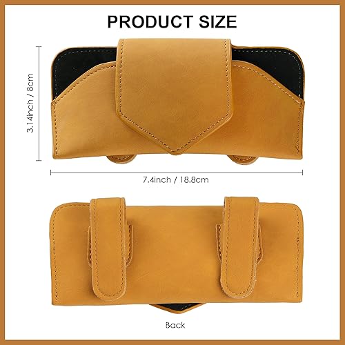 Miniatura 8 de Soporte para lentes de sol para visera de automóvil, soporte para lentes de sol con clip, accesorios de automóvil para mujeres y hombres