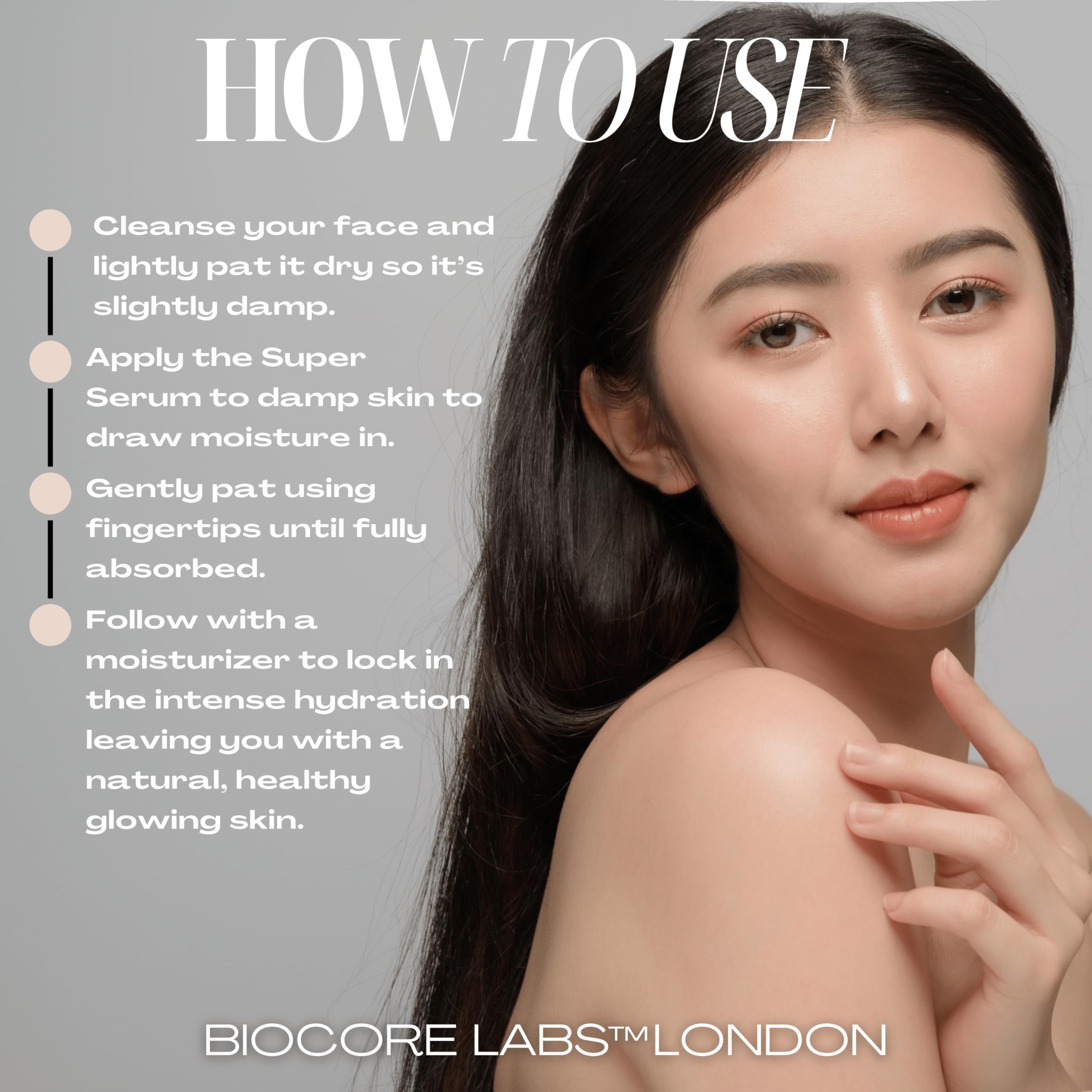 Advanced 3 IN 1 SNAIL MUCIN SUPER SERUM infused with FACELIFT Peptide by BIOCORE LABS™ Plumping,Moisturizing,Healing Serum for face 100ml 3.38 FL. OZ.