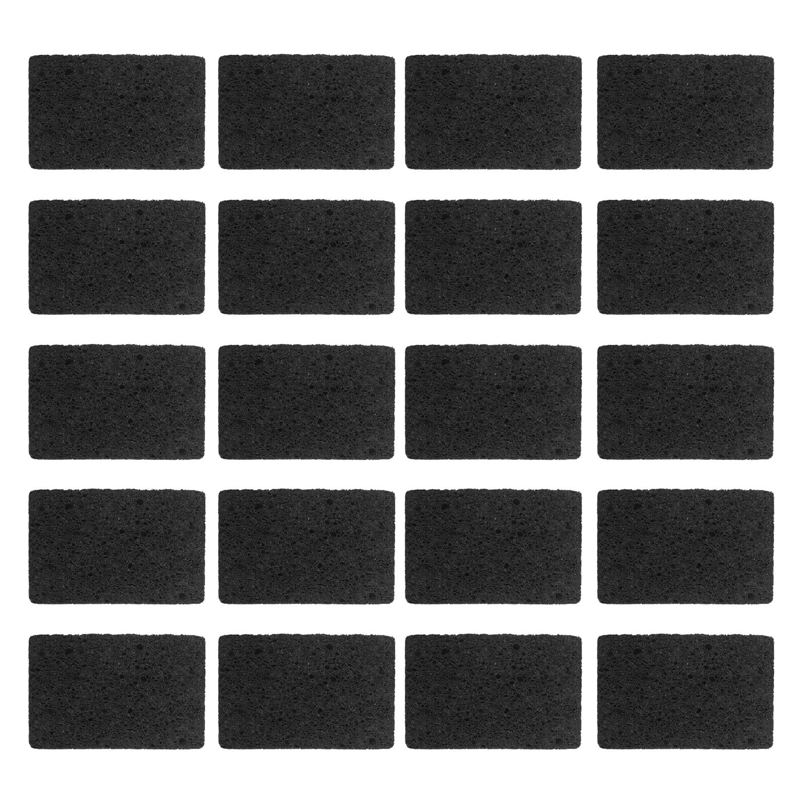 Éponges cuisine absorbantes VICASKY cellulose noire lot 20 vaisselle